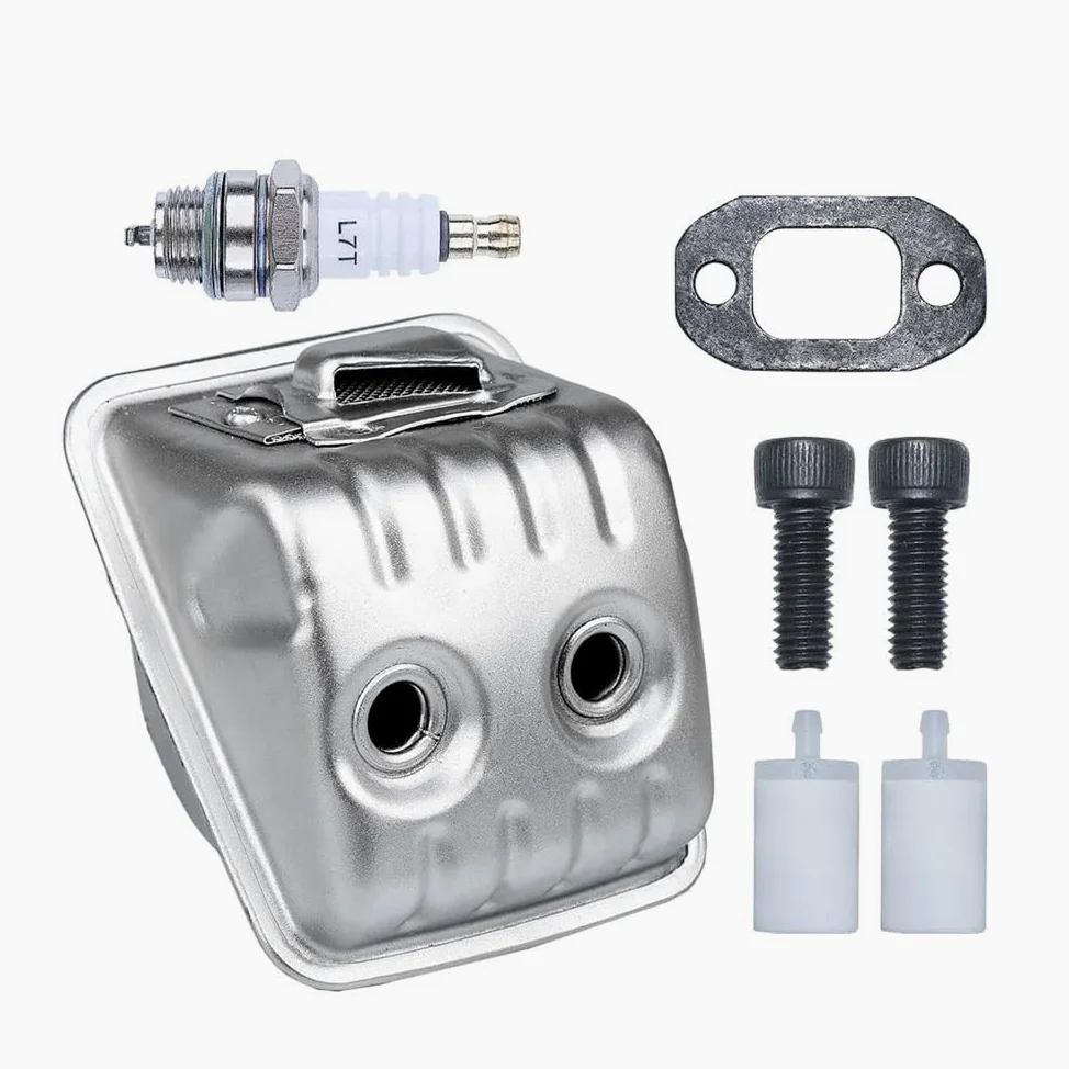 Kit de Filtro de Combustible de Tornillo Compatible con bujías de Gasolina de Motosierra 450, 445 y 445e (OEM, 544147702)