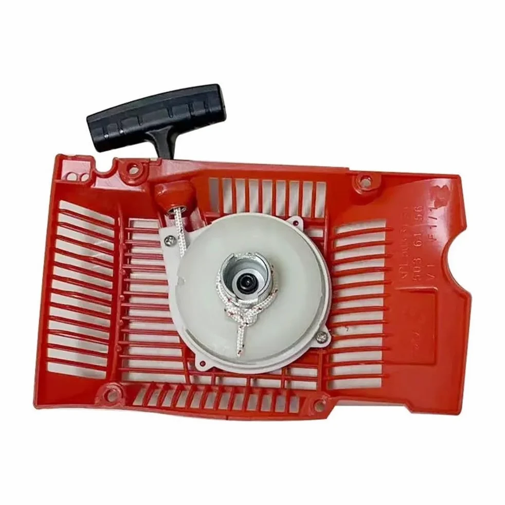 Conjunto de Arranque de Retroceso Apto for Motosierra 61, 261, 262, 268, polea de rebobinado, Cuerda de Agarre, Piezas de Repuesto de Cubierta Lateral