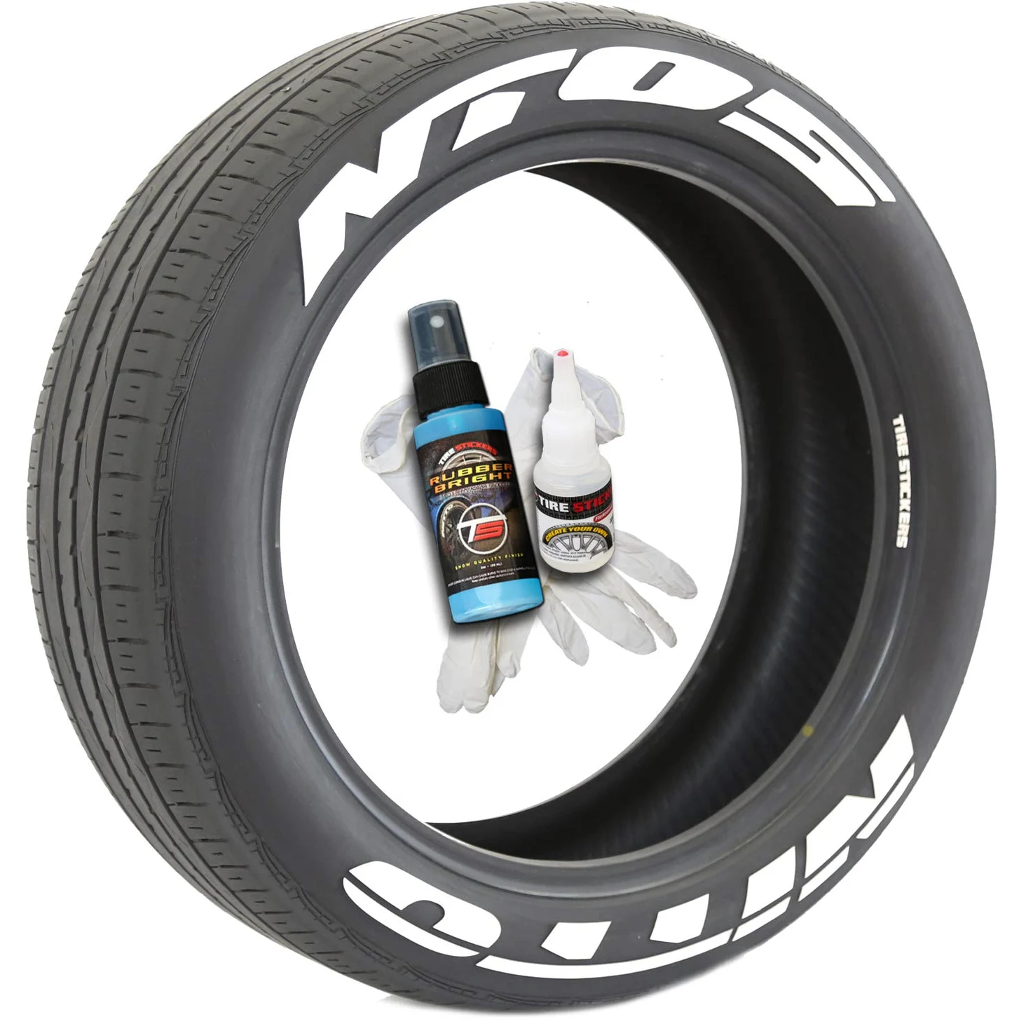 Nitto NT05 - Adhesivos para neumáticos con pegamento y limpiador de retoque de 2 oz