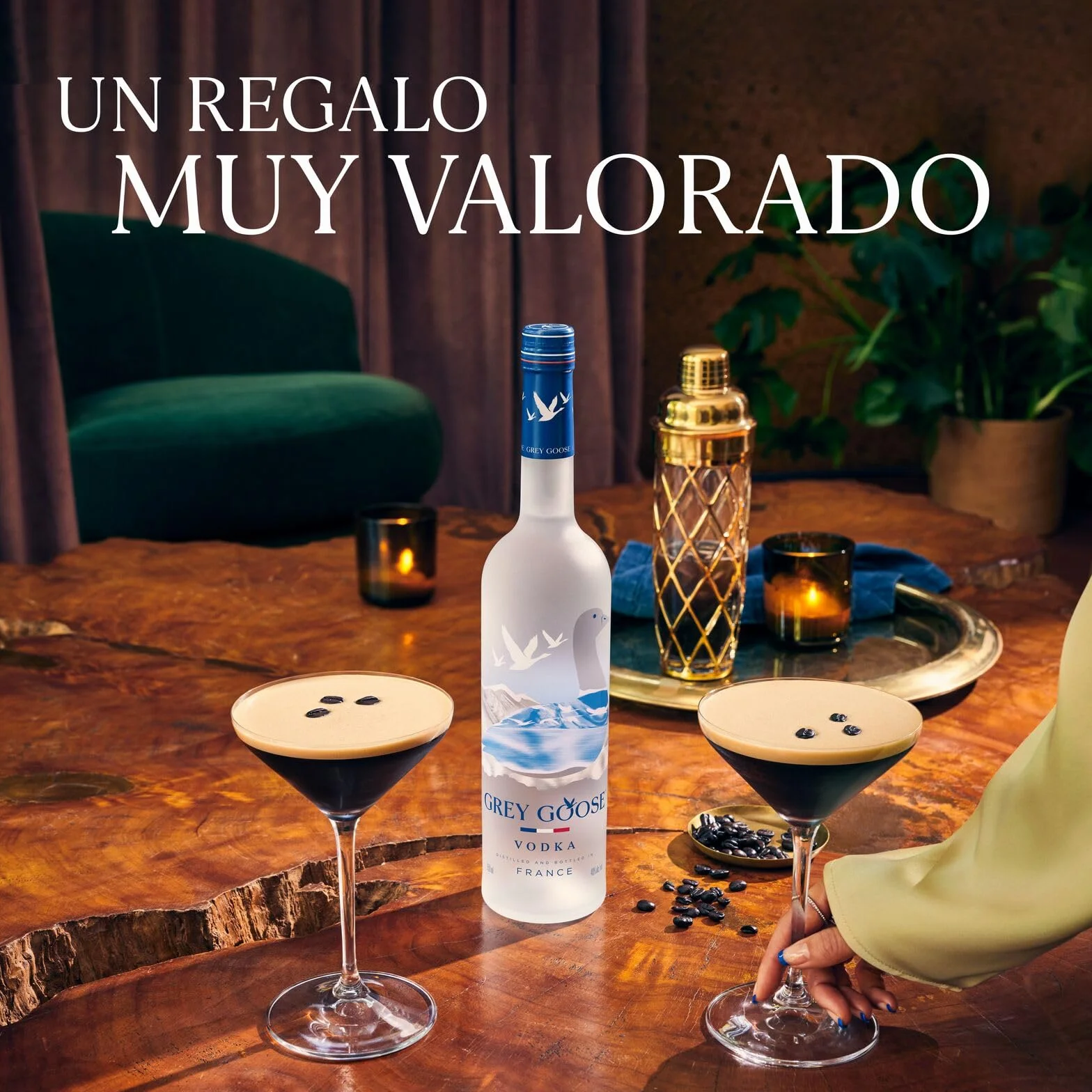 GREY GOOSE Vodka Prémium Francés 40% vol. 70 cl 700 ml