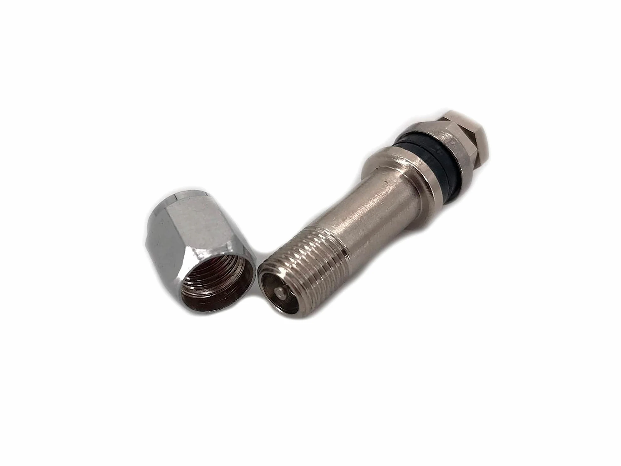 Juego de 4 Válvulas Metálicas Con Rosca de 37mm Para Llantas de Aleación - Diámetro de Orificio 6mm - Especial Para KOSEI