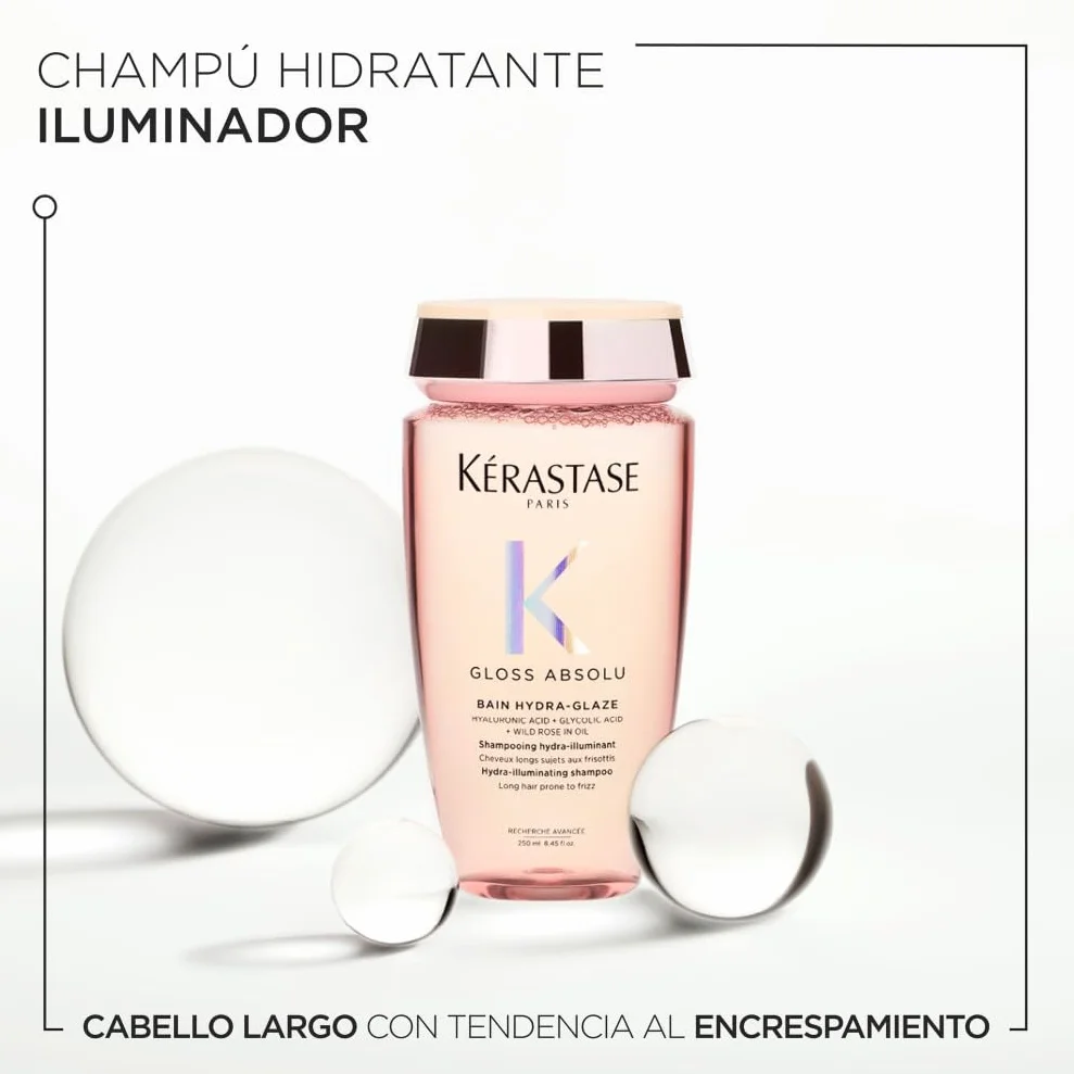 Kérastase Gloss Absolu Bain Hydra-Glaze Champú Hidratante e Iluminador 250ml