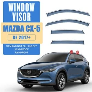 Deflectores de Viento para Mazda CX-5 MK2-KF 2017-2022+,Deflector de Lluvia, Sol, Viento para Ventana