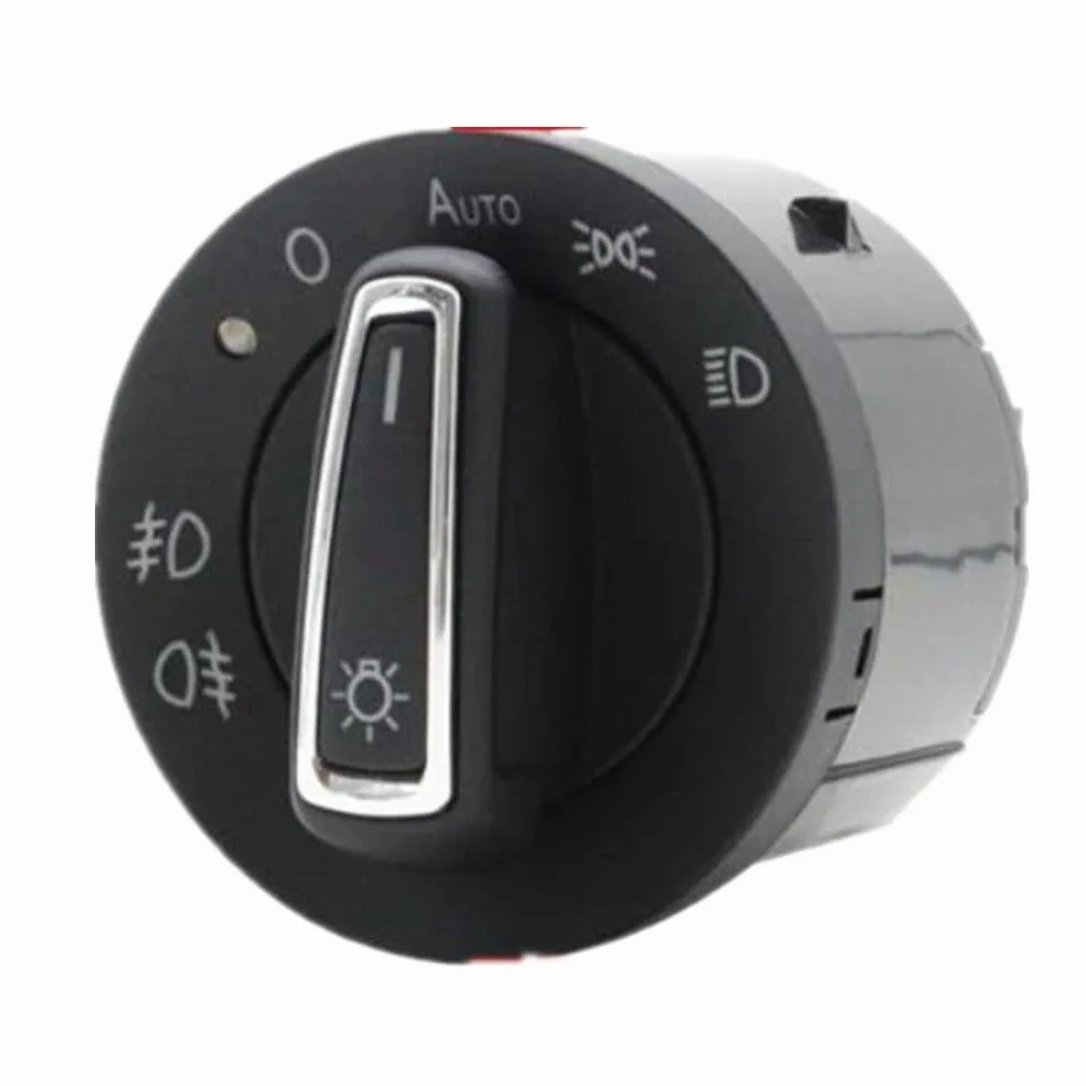 Mando De Faros Delanteros Compatible con VW Touareg 7L Mk1 2003 2004 2005 2006 2007 2008 2009 2010. Interruptor Automático De Faros Delanteros. Accesorios para Control De Luces.