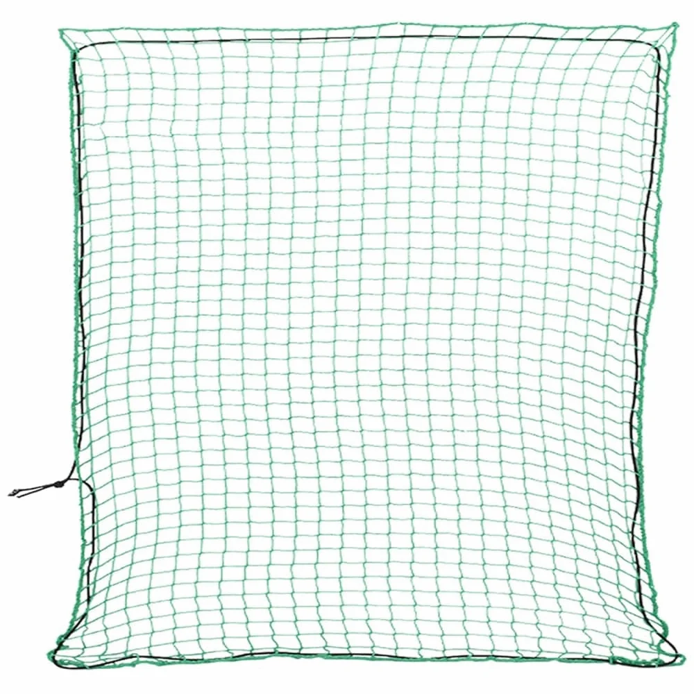 Mangloder - Red para remolque con cuerda de goma verde, 4 x 4 m, polipropileno, resistente a la intemperie y a los rayos UV, para vehículos