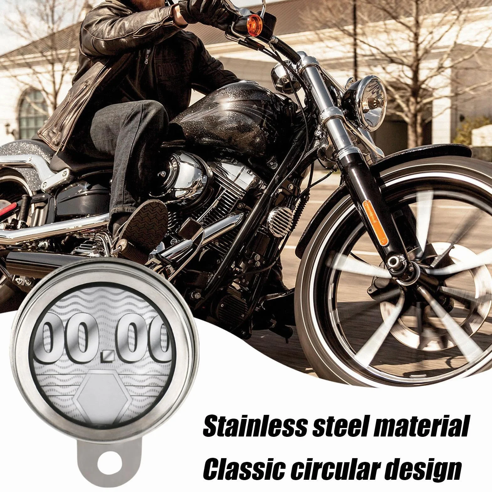 Genérico Motorcycle Tax Disc Holder, Aluminum Alloy with Waterproof Seal, Includes Hex Key, Compatible with Scooters and Motorcycles