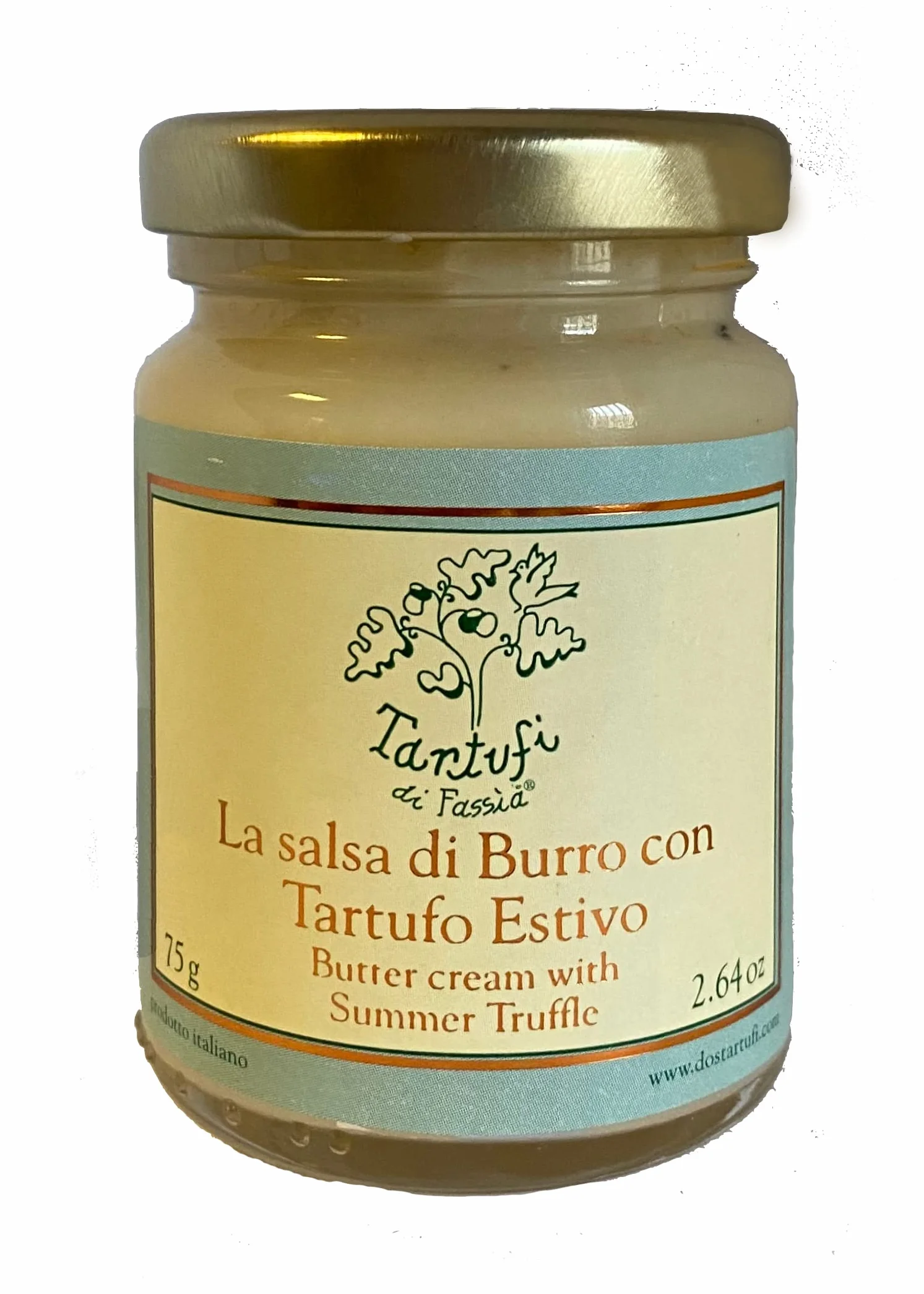 Crema de mantequilla con Trufas DOS Tartufi 75 g artesanal para entrantes