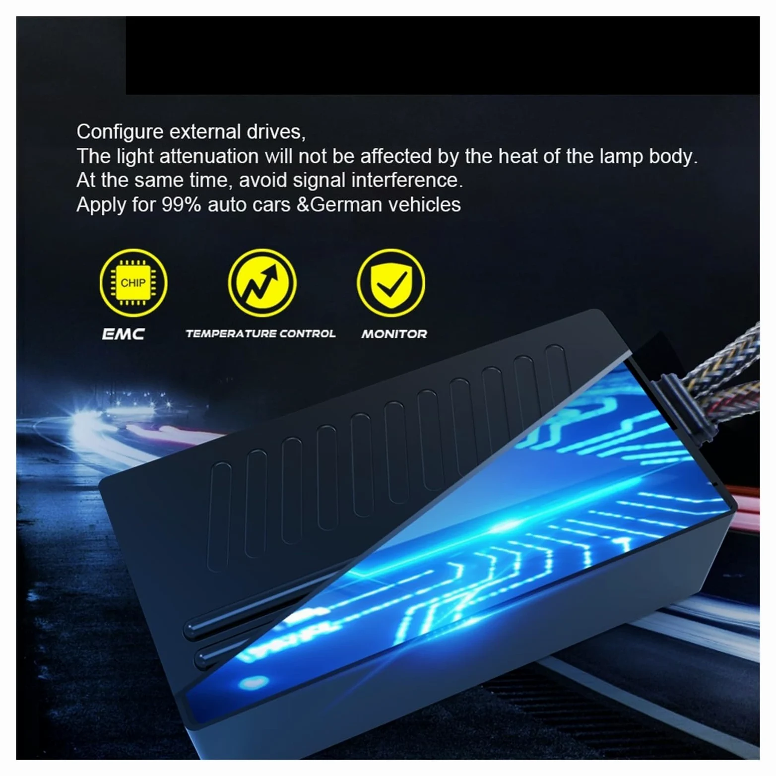 150W 30000LM H4 H7 H11 9005/HB3 9006/HB4 las bombillas LED más brillantes for coche 12V 6000K bombillas LED for faros delanteros con Canbus(H7)