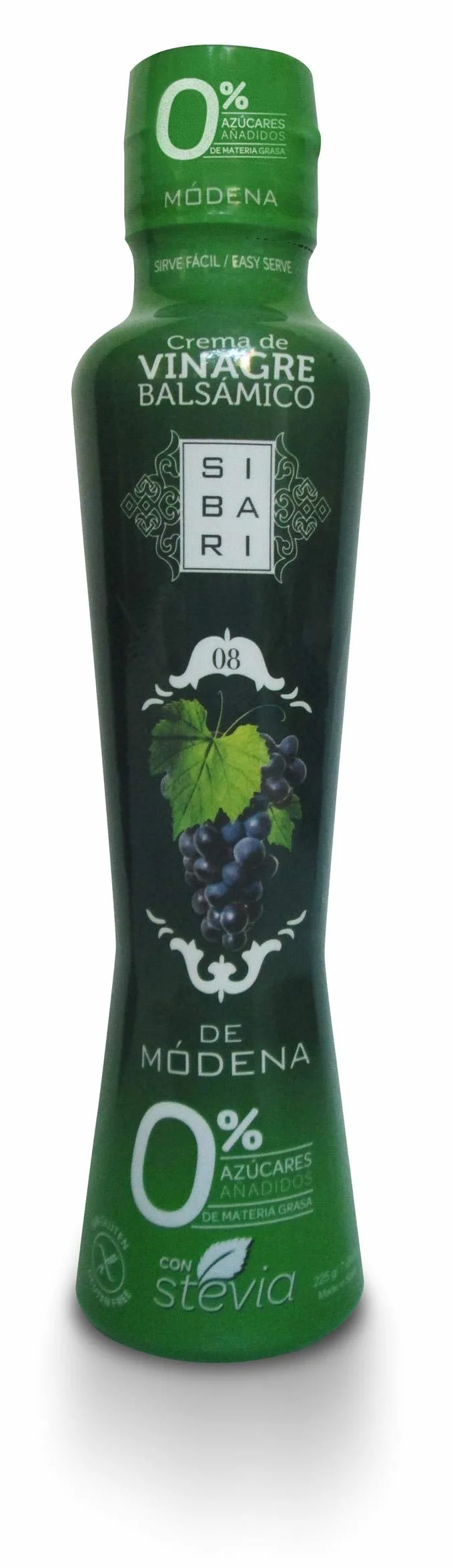 SIBARI crema de vinagre de Modena 0% M.G 225 gr