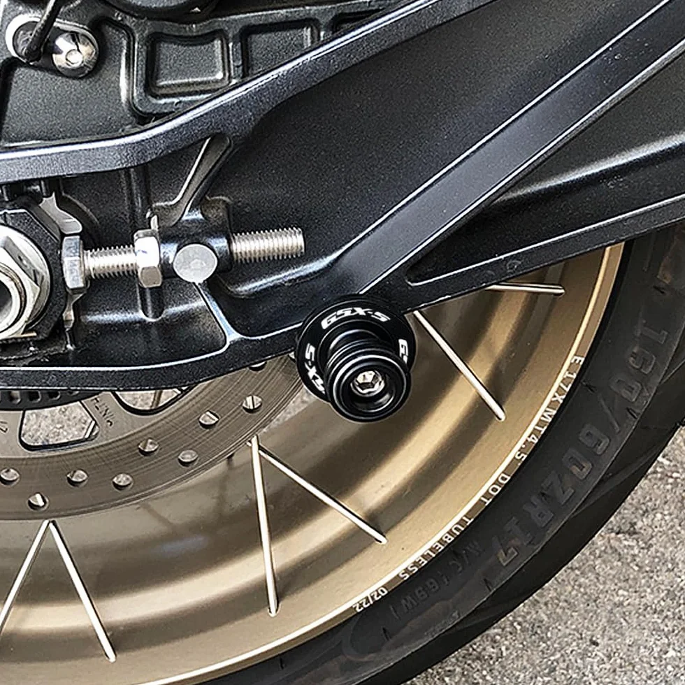 Soporte de montaje Bobbins de 8 mm para GSXS 750 950 1000 1000GT GSX-S GSXS750 GSXS950 GSXS1000 GSXS1000GT Accesorios de Motocicleta Basculante Soporte de Bobinas Protector de oscilación