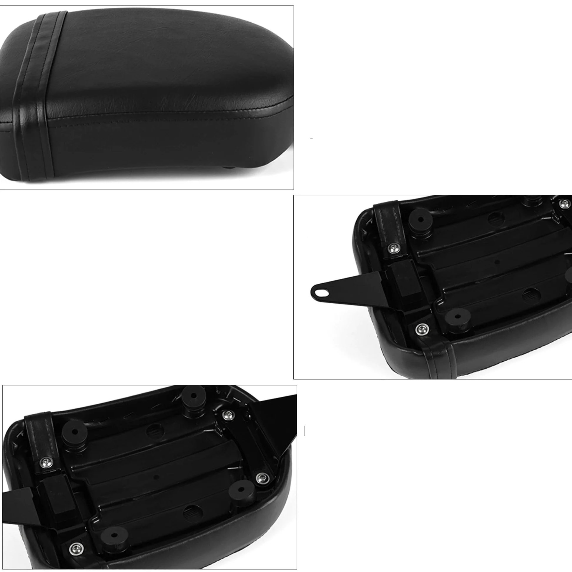 Accesorios Motocicletas para Rebel CM1100 CMX1100 2021 2022 2023 2024 Asientos Traseros para Motocicleta Cojín para Pasajero Asiento De Cuero para Pasajero Piezas Repuesto(A Style)