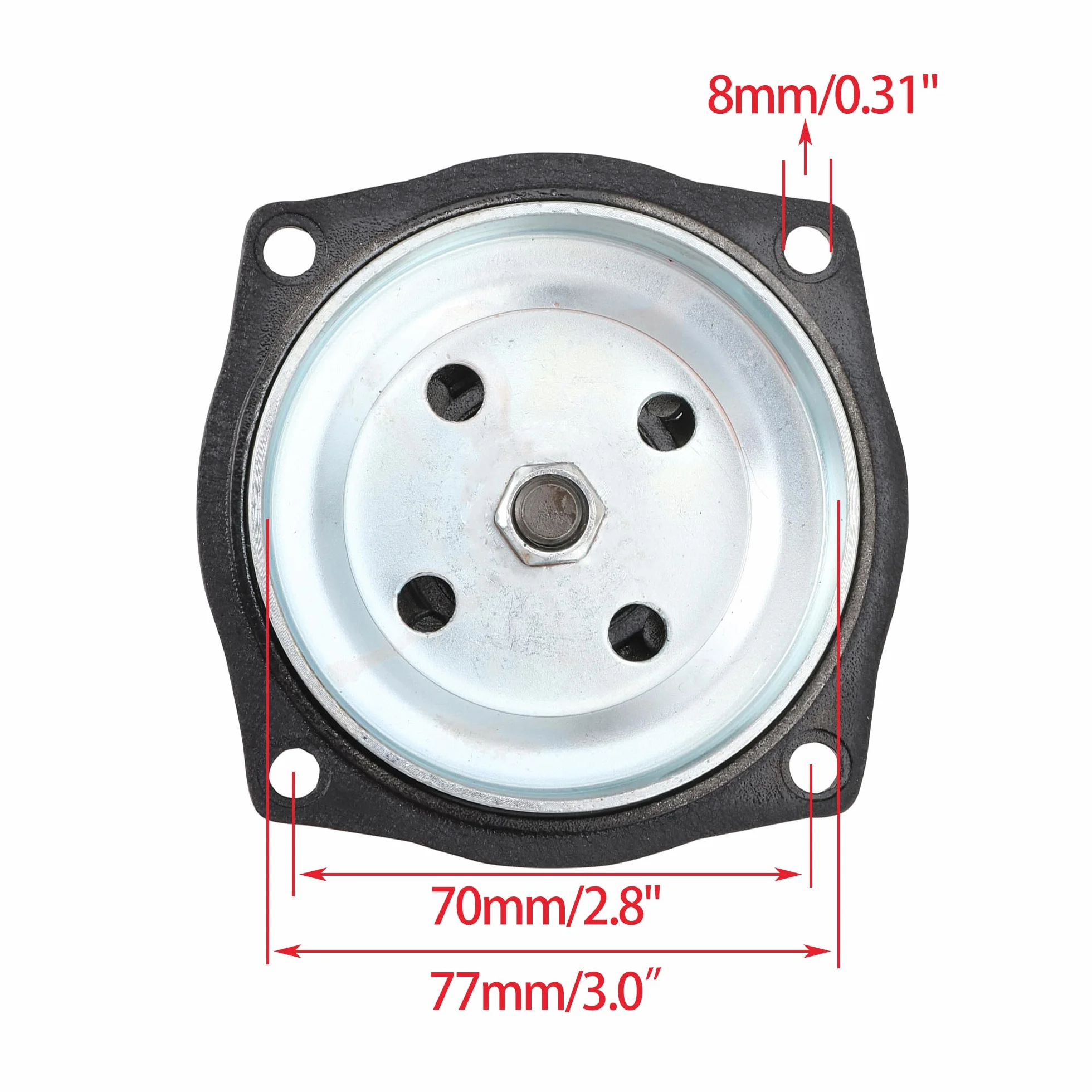 WOOSTAR Heavy Duty 7 Dientes Caja de Cambios Embrague Moto Reemplazo para 2 Tiempos 47cc 49cc Minimoto Pocket Bike ATV 4 Wheeler Go Kart Scooter