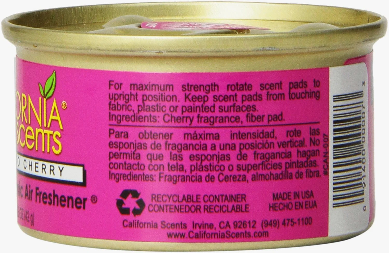 California Scents can-1207 Coronado Cherry – Ambientador, Set de 12