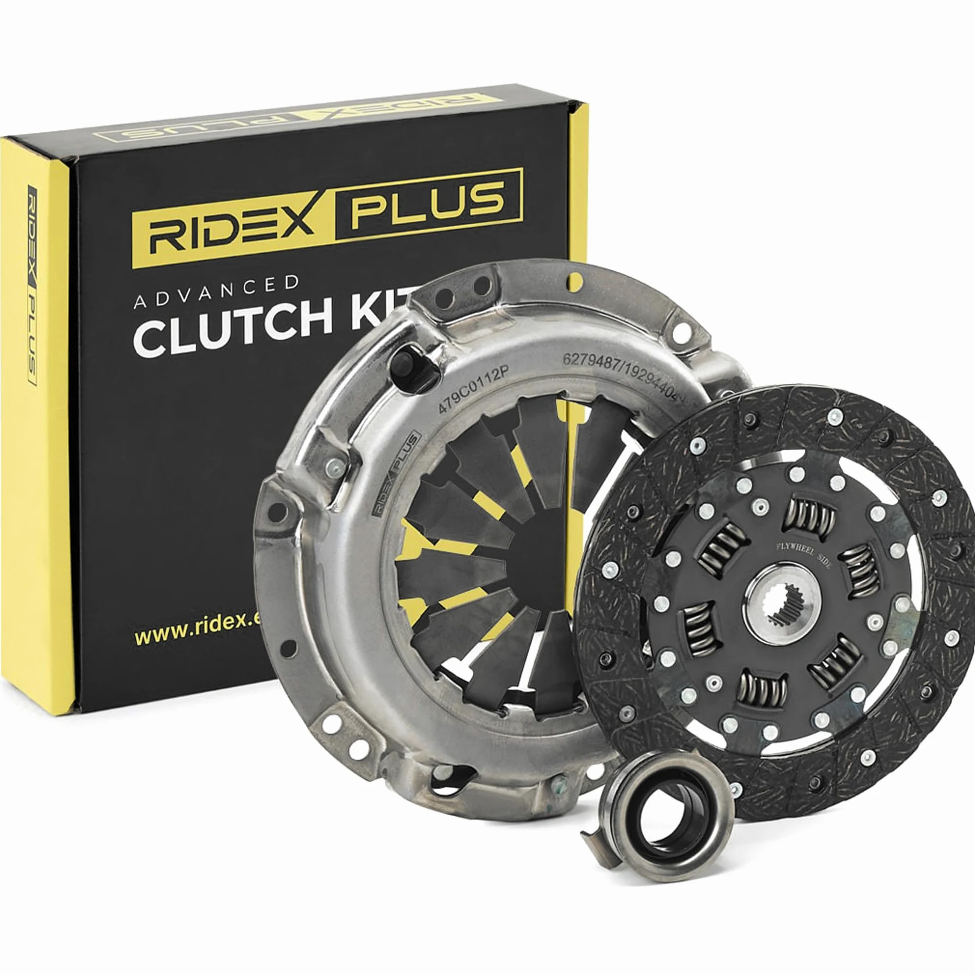 RIDEX PLUS 479C0112P Kit de embrague con cojinete de desembrague con plato de embrague Compatible con SUZUKI SWIFT III MZ, EZ