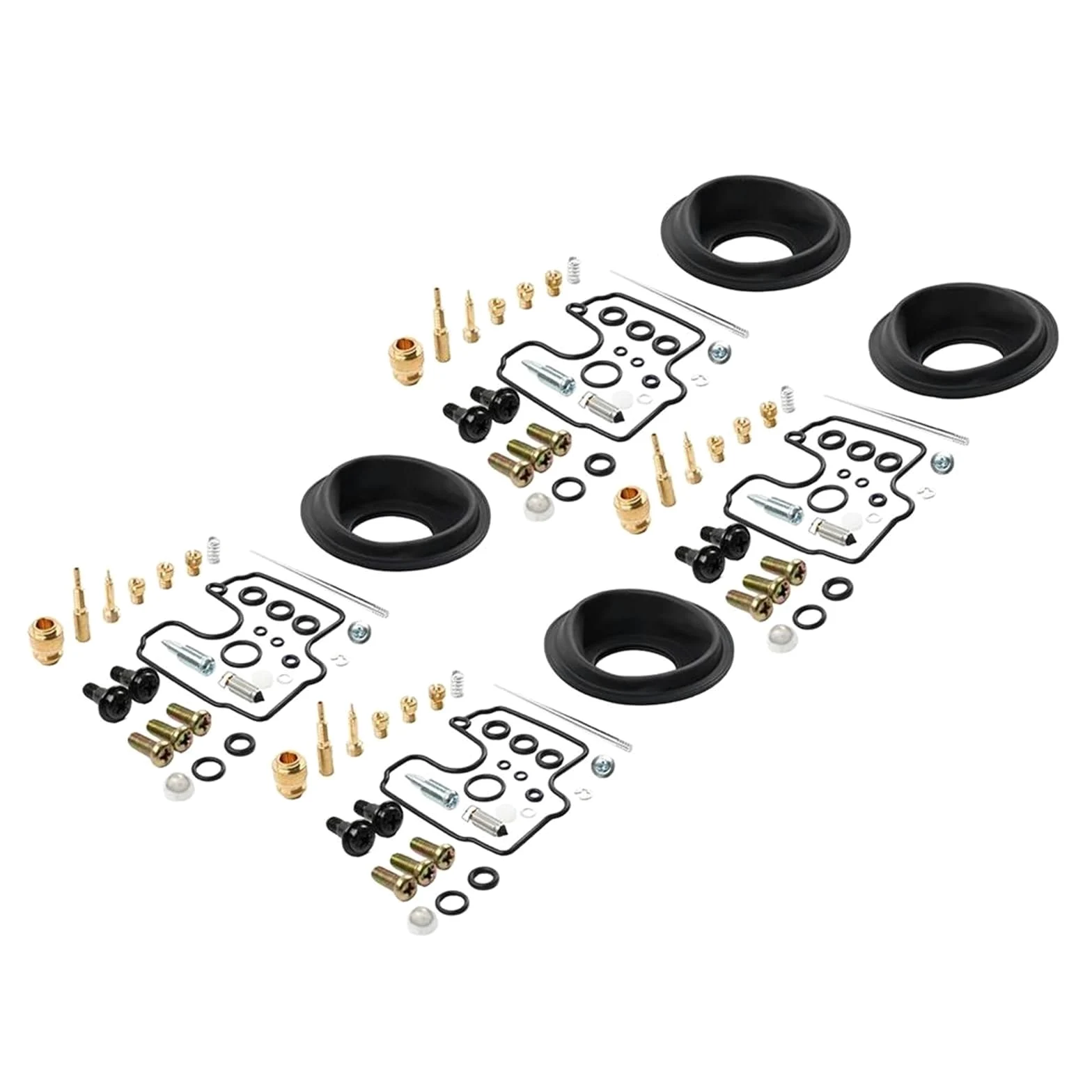 4 Juegos Juntas Kit Reparación Carburador Motocicletas Para Yamaha YZF-R1 1998-2001 Regiones