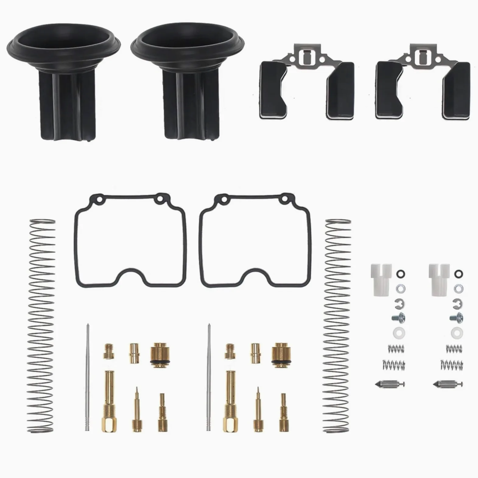 Kit Carburador Repuesto Kit De Reparación De Carburador Motocicleta, Pieza De Flotador De Émbolo Compatible Con TK MV30 PD30 30Mm 250Cc ATV Para ATV250 EN250 JS250 QM250GY GXT250 GP200