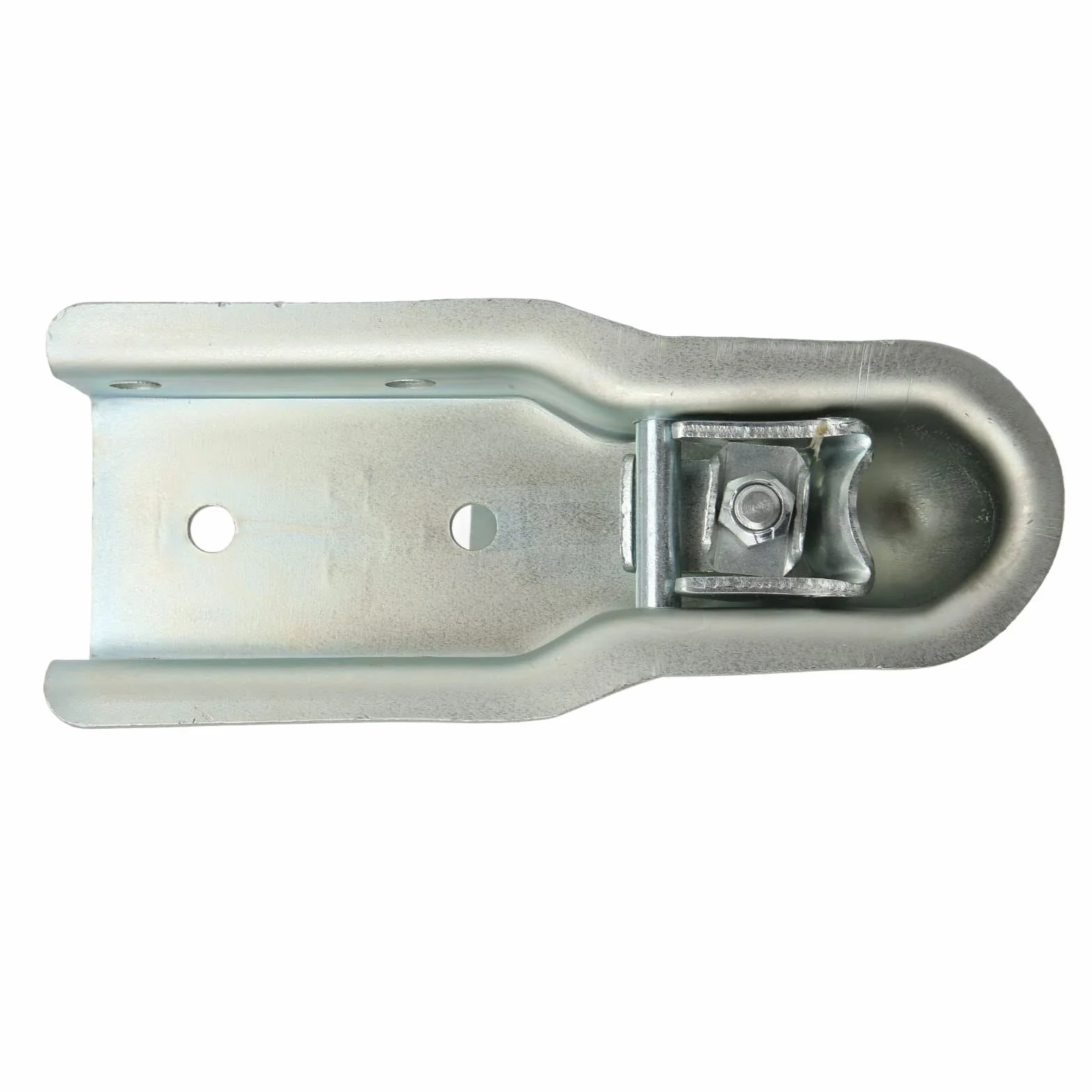 Acoplador de Bola de Enganche de Remolque， Acoplador de Remolque de Lengüeta Recta Bola de Enganche de 50 Mm Canal de 75 Mm Capacidad de Carga 3500 para Tubo Cuadrado de 75 Mm