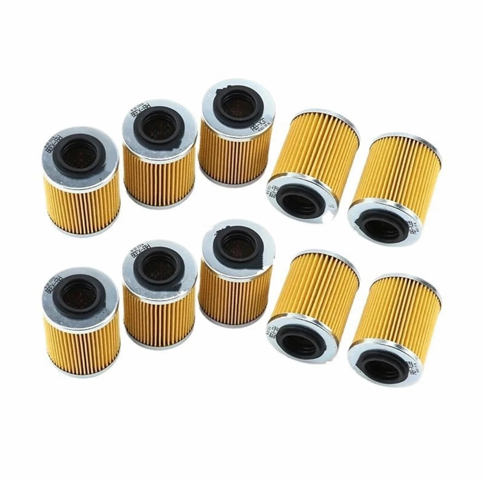 filtro de aceite del motor Kit de filtros de aceite (10/20 unidades, 420256188, 420650500, 420956124, 293300086), compatible con DS650 RB-X3339, protege la caja de cambios.(10PCS)