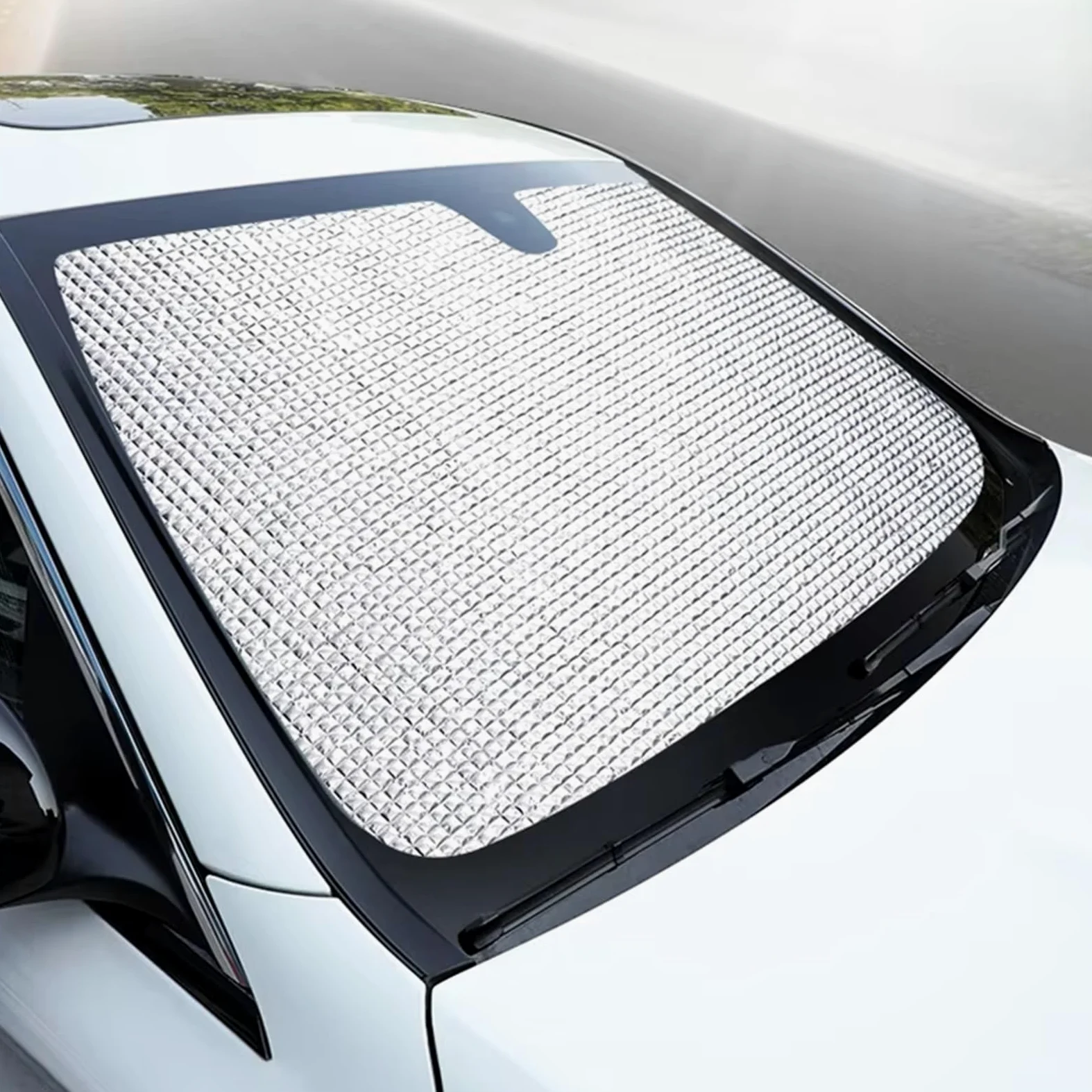 Protector Solar Coche para VW para T-ROC 2017-2023 Parasol Coche Protección UV Cortina Parasol Visera Cubierta Parabrisas Accesorios Protección Privacidad Parasol para Parabrisas Coche(Rear 1pcs)