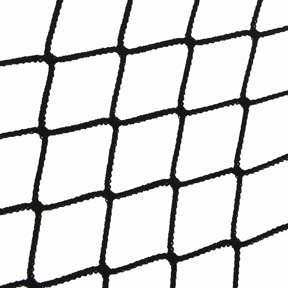 Red para remolque con cuerda de goma, color negro, 3 x 3 m, polipropileno, resistente a los rayos UV, resistente a la intemperie, red de seguridad de carga, red de transporte para coches