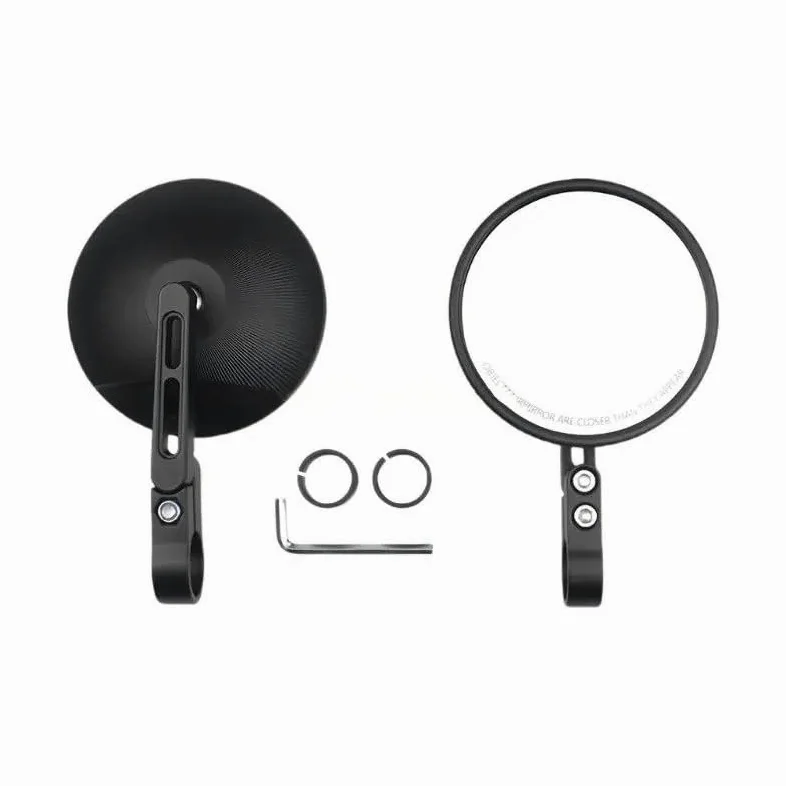 Retrovisor manillar scooter Espejo De Bicicleta Ajustable Con Rotación 360 ​​grados, Resistente Al Impacto, Vista Panorámica Plástico Optimizada Para Ciclismo En Terrenos Difíciles