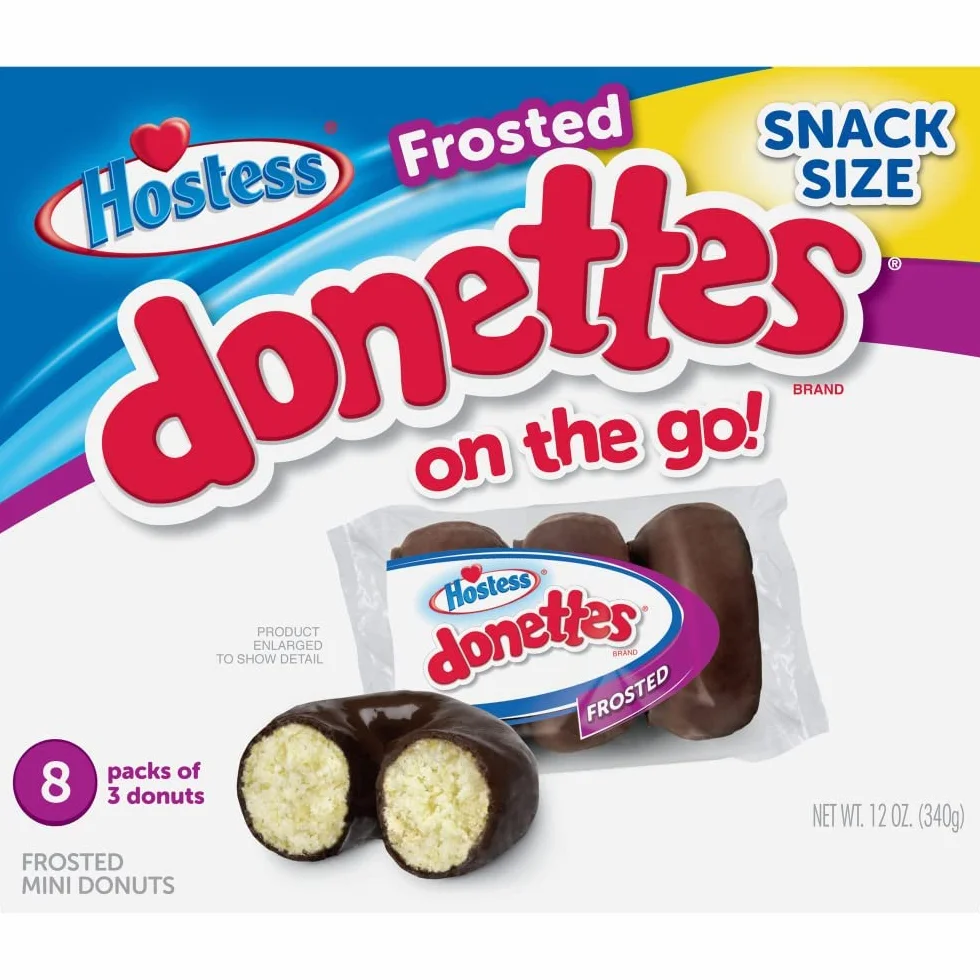Hostess Caja de Donettes Heladas 12 Onzas