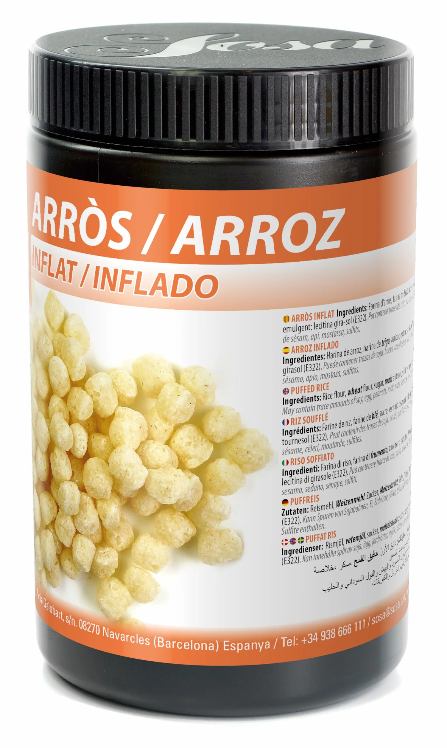 SOSA Arroz inflado 200grs Ingrediente culinario