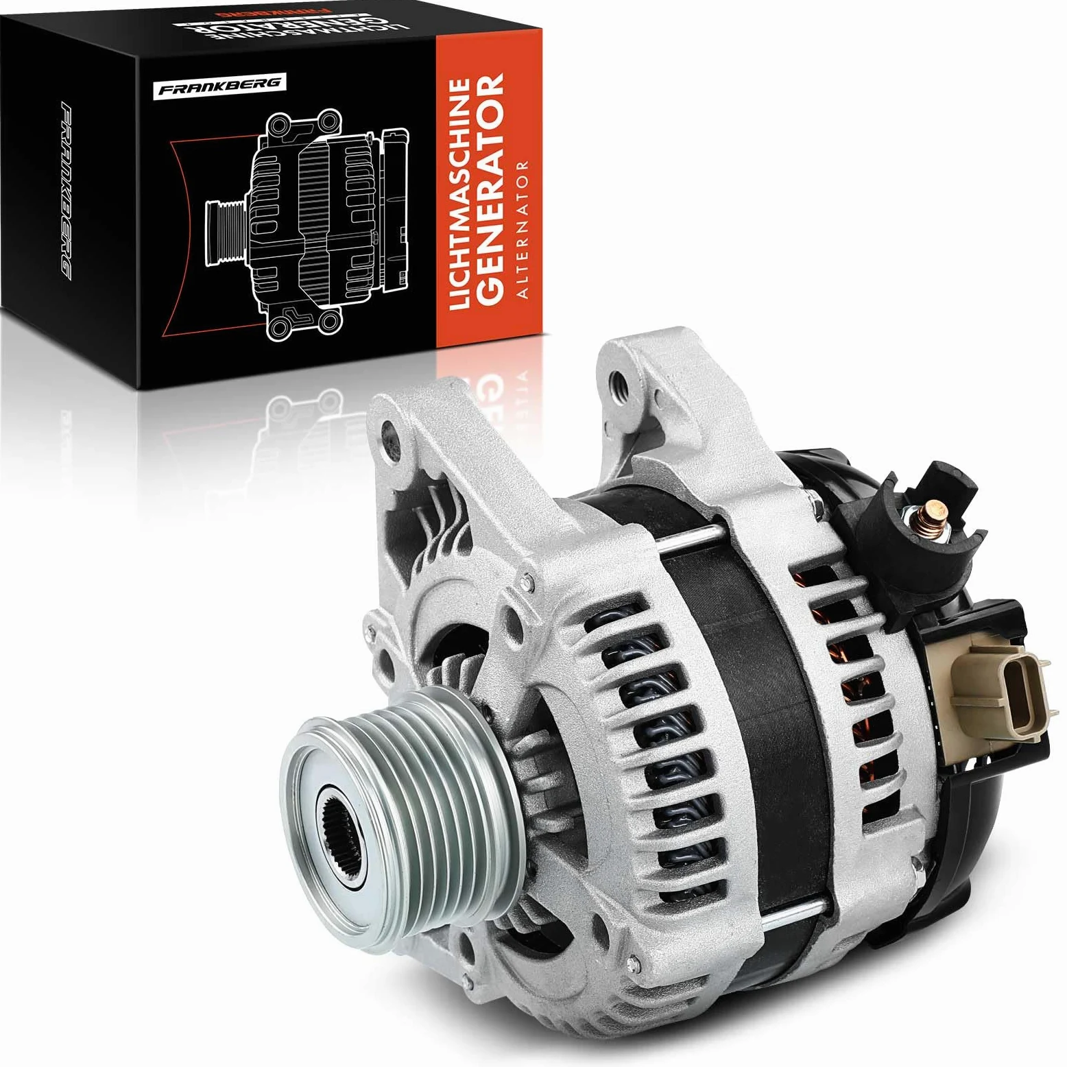Frankberg Generador alternador 30667067 | 30667067; Compatible con: Furgoneta Fiesta V, Fiesta V JD JH, S40 II 544, 3 BL, C-Max DM2, 3 BK, V50 545, C30 533
