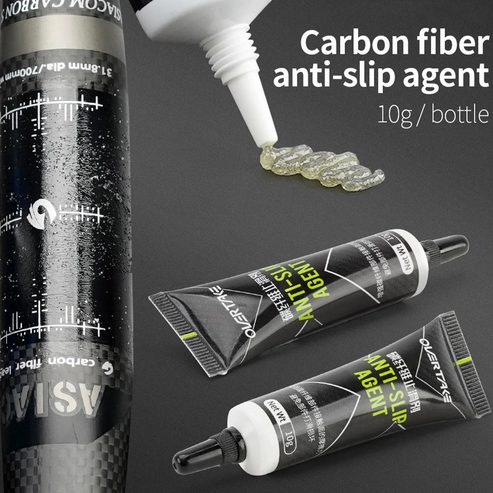 Grasa De Carbono Para Bicicletas - Grasa Montaje Bicicleta, Grasa Antideslizante De Carbono, Lubricante Antidesliz