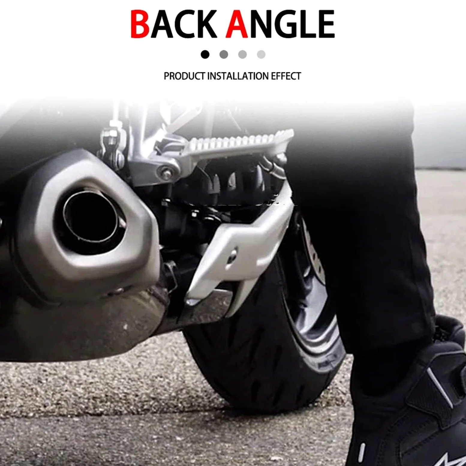Compatible con Trident 660 Pan 2021 2022, carenado de alerón Inferior del Motor para Motocicleta Deflector Aire Moto Carenado Deflector de Viento