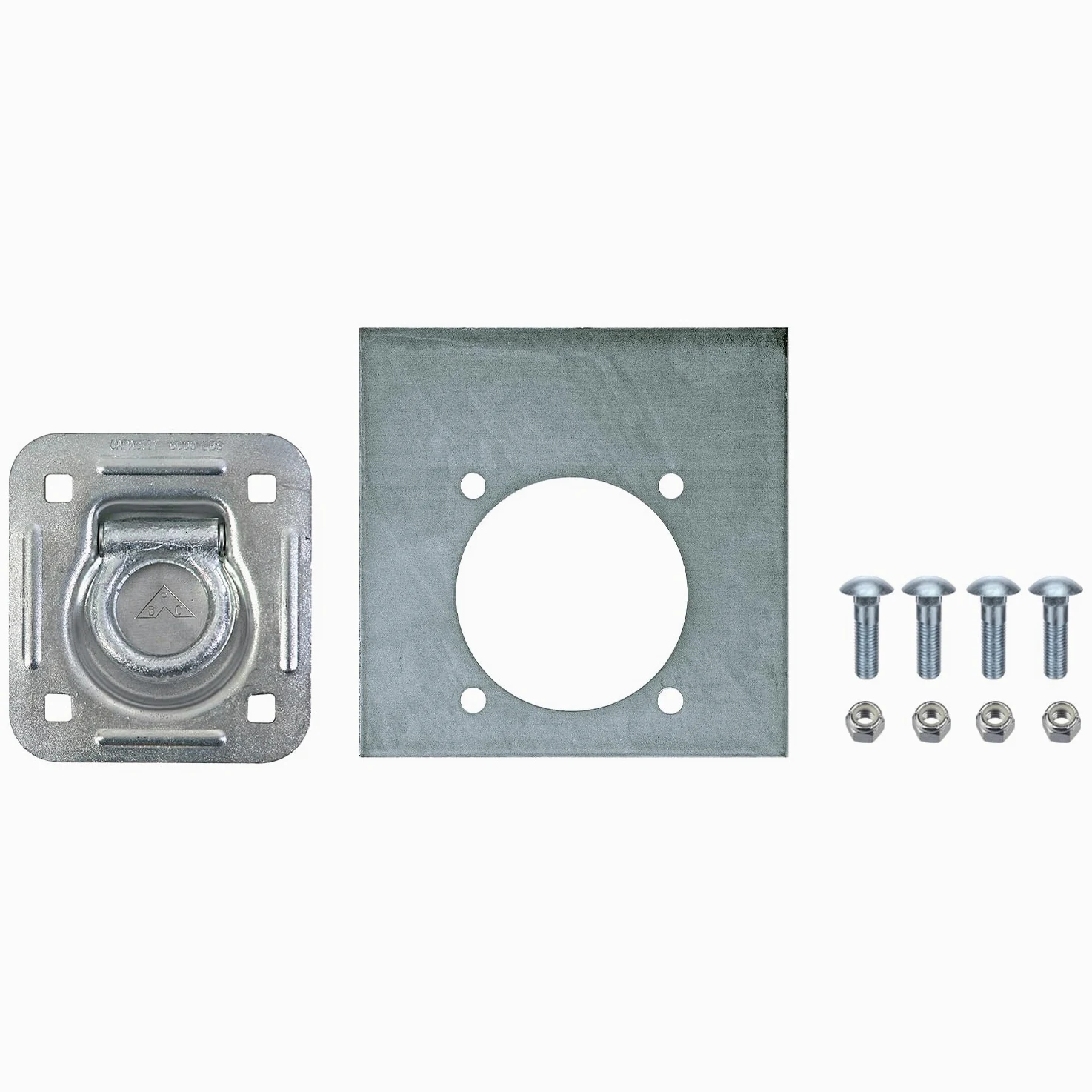 Buyers Products B801AK4 - Juego de 4 anillos de cuerda, paquete de 4