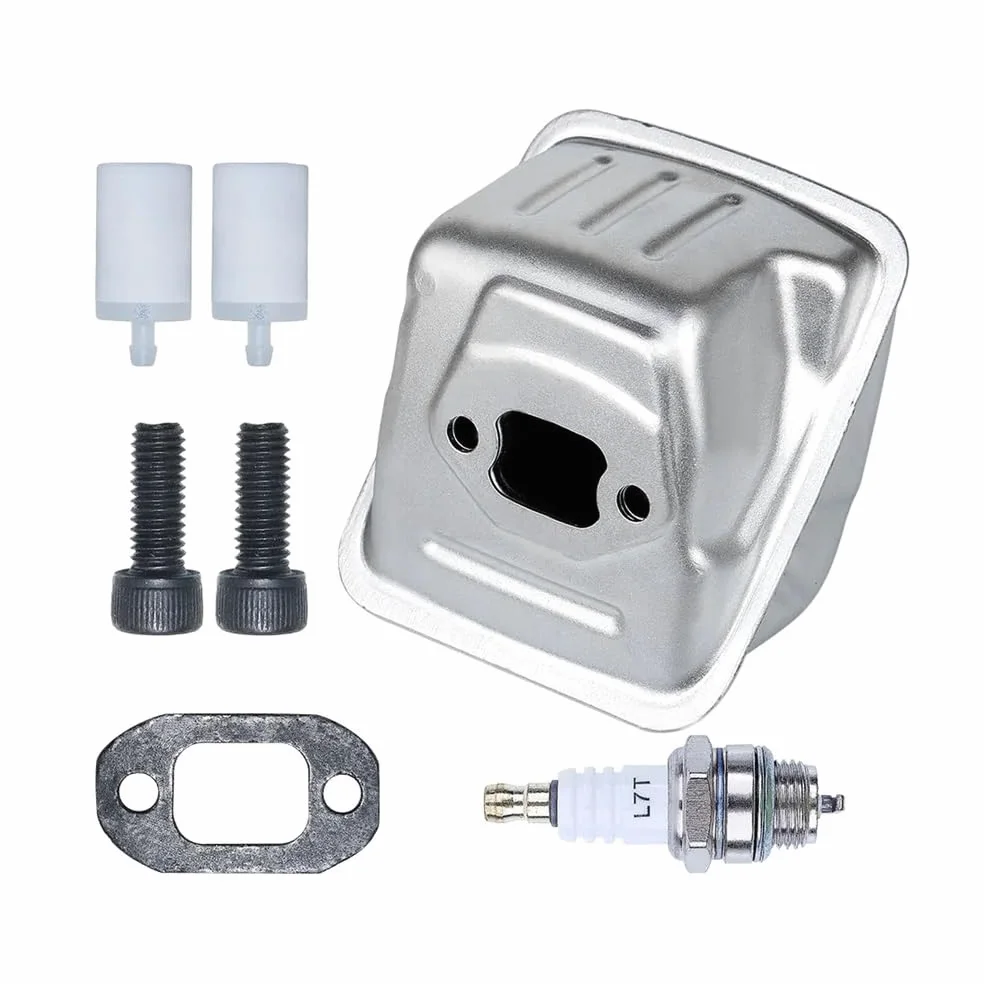 Kit de Filtro de Combustible de Tornillo Compatible con bujías de Gasolina de Motosierra 450, 445 y 445e (OEM, 544147702)