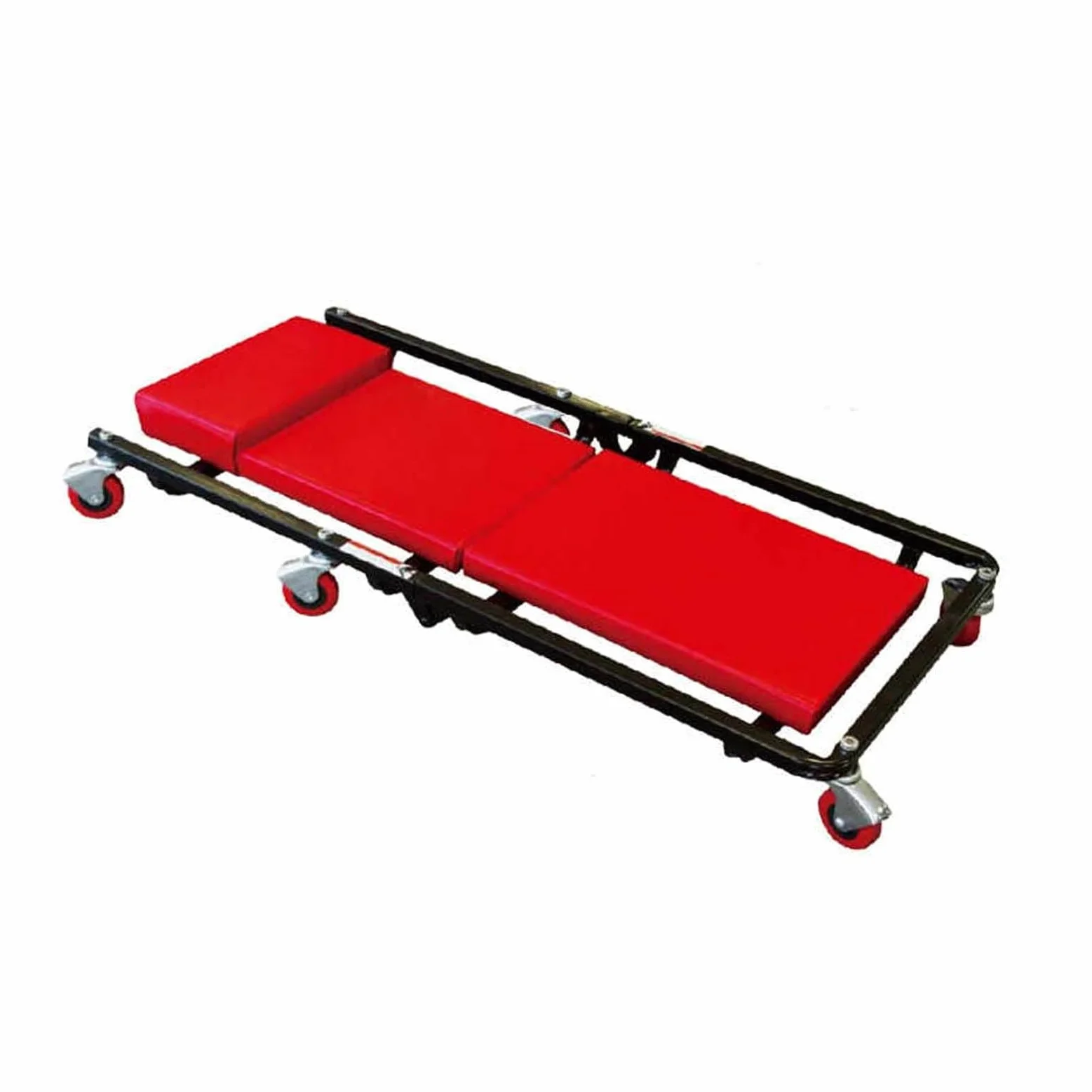 Genérico Camilla Mecánica Plegable For Garaje, Ajustable, con Ruedas, Reclinable, For Mantenimiento De Automóviles.