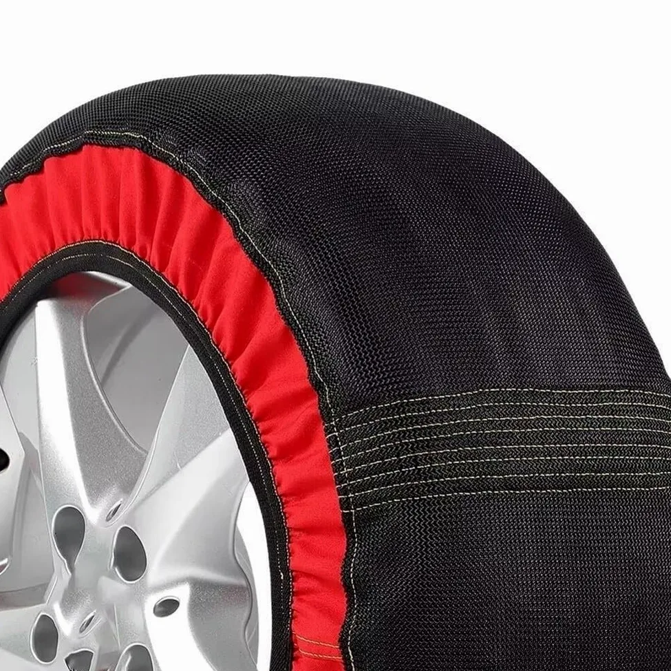 Fundas Textiles para Nieve para Discovery 4 (L319 2009–2016), Cadenas de Tela para Neumáticos de Coche, Proporciona Agarre y Tracción en Nieve y Hielo,4PCS