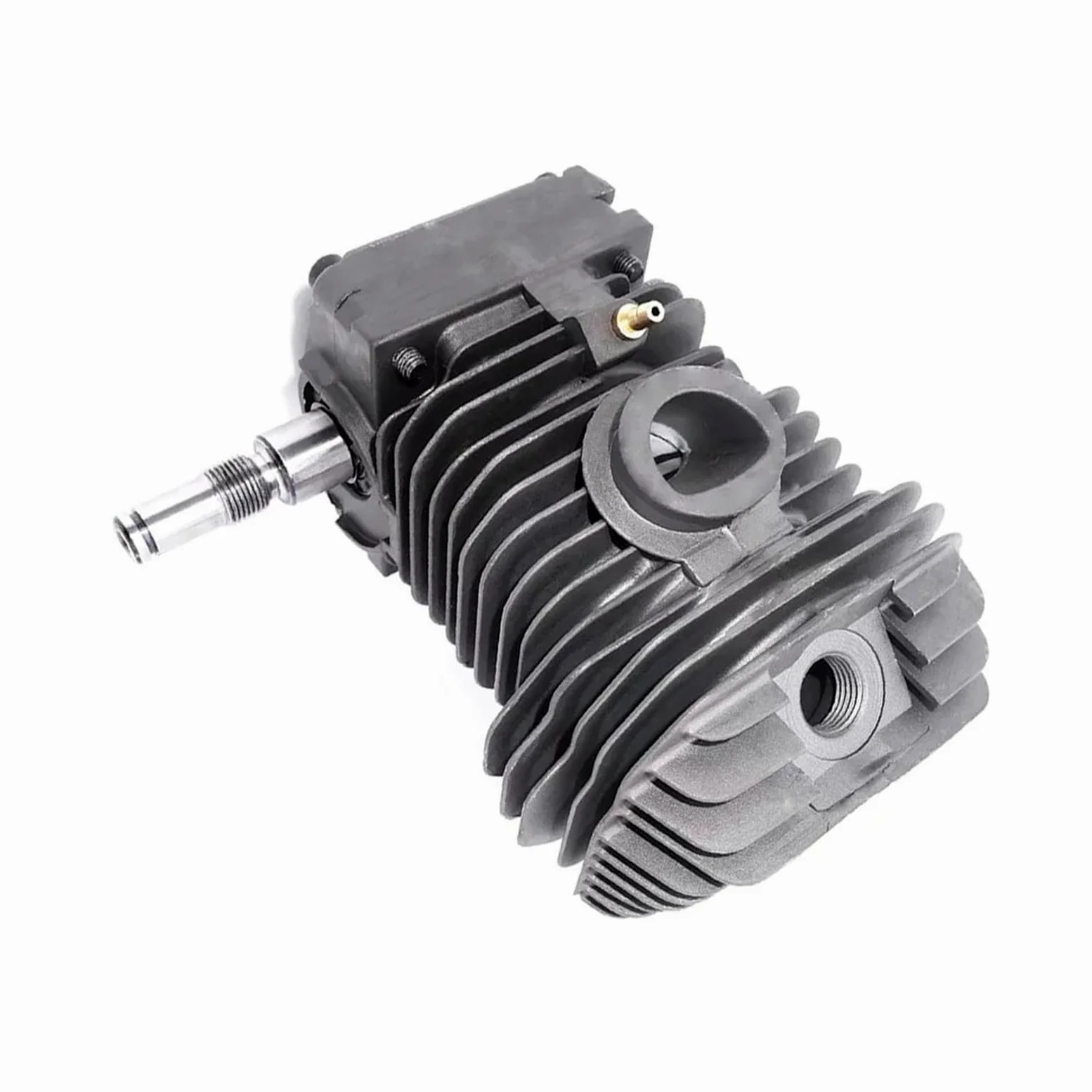 Conjunto de cilindro de 42,5mm apto for motosierras 023 025 MS230 MS250 | Con tapón de chispa y conector de cárter.