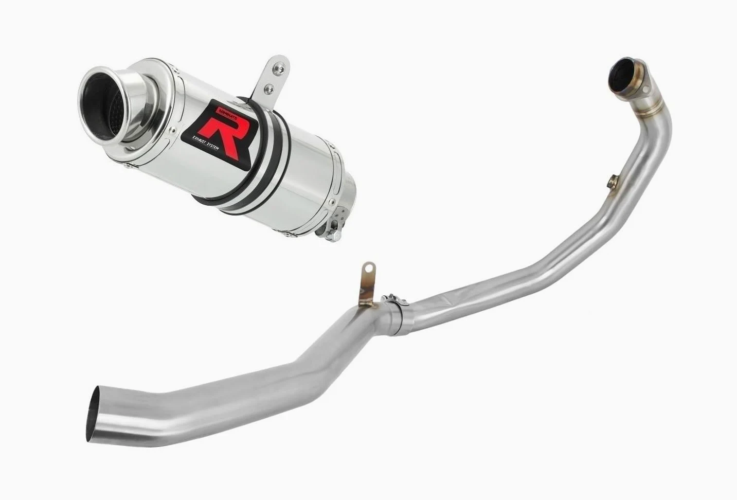 DOMINATOR Sistema de escape Colector Silenciador GP1 compatible con 390 Adventure 2020-2021