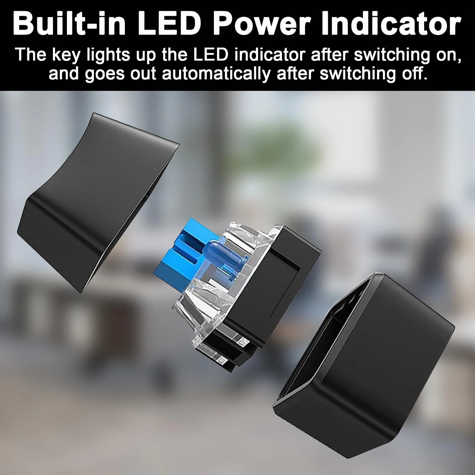 Botón Encendido Pc Apagado para Arranque Remoto Externo Pc Ordenador Placa Base Power on off Interruptor de Encendido Multifuncional de Escritorio para Un Fácil Control de Inicio y Reinicio