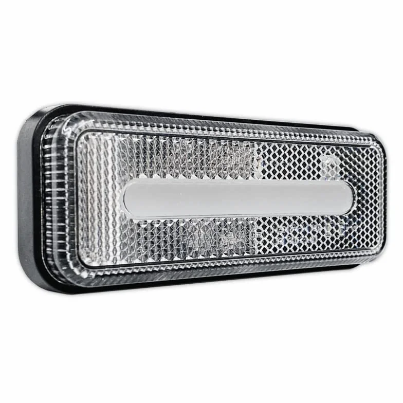 GÁLIBOS LED NEÓN CATADIÓPTRICOS RECTANGULARES BLANCOS 12V 24V 2 UNIDADES