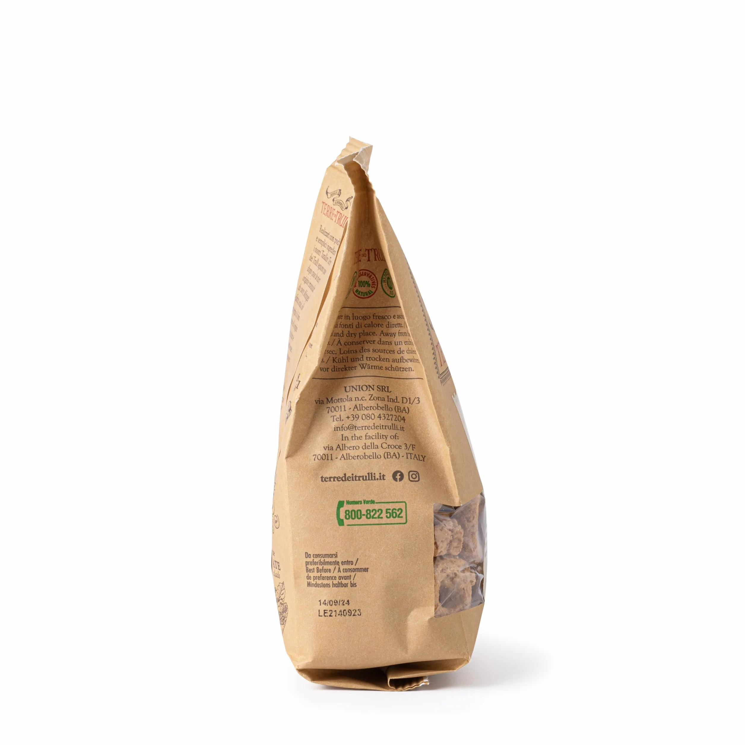 Tarallini integral de Apulia 5 x 230 g