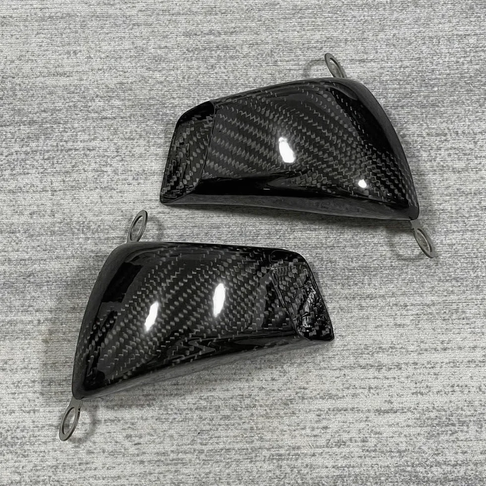 Ajuste para Yamaha YZF-R1 Pinza de Fibra de Carbono Cubierta de radiador conductos de Aire Freno refrigeración disipador de Calor Conducto Aire Freno Delantero(Matte)