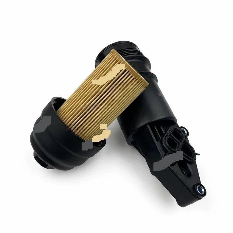 Carcasa del filtro de aceite apta para Audi | 2.4 A4/S4 Avant quattro A6 Allroad A7 A8 Q5 Q7 06E115405K 06E115405A 06E115405C