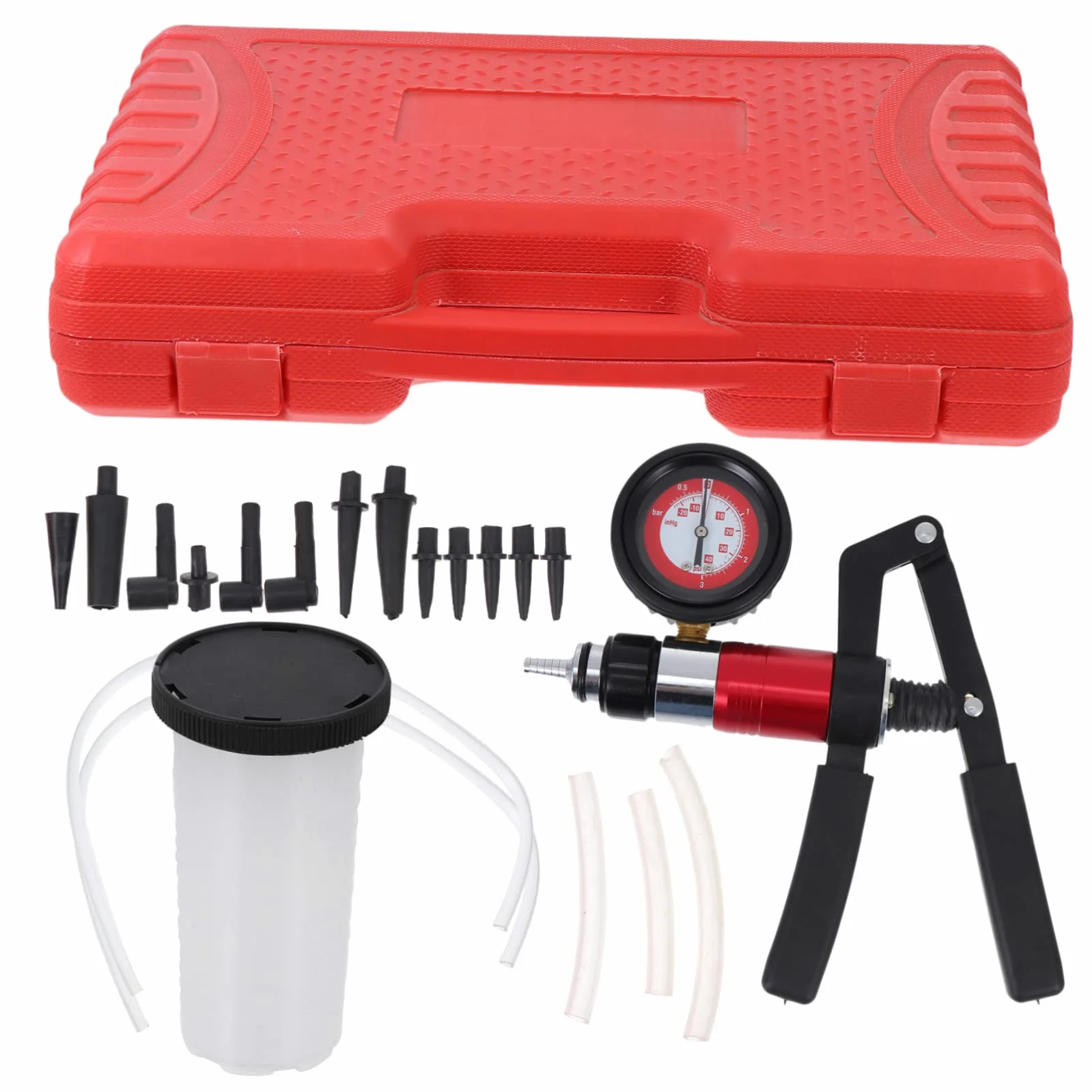 Mikinona Kit De Purga De Frenos Bomba De Vacío y Presión Líquido De Frenos para Coche
