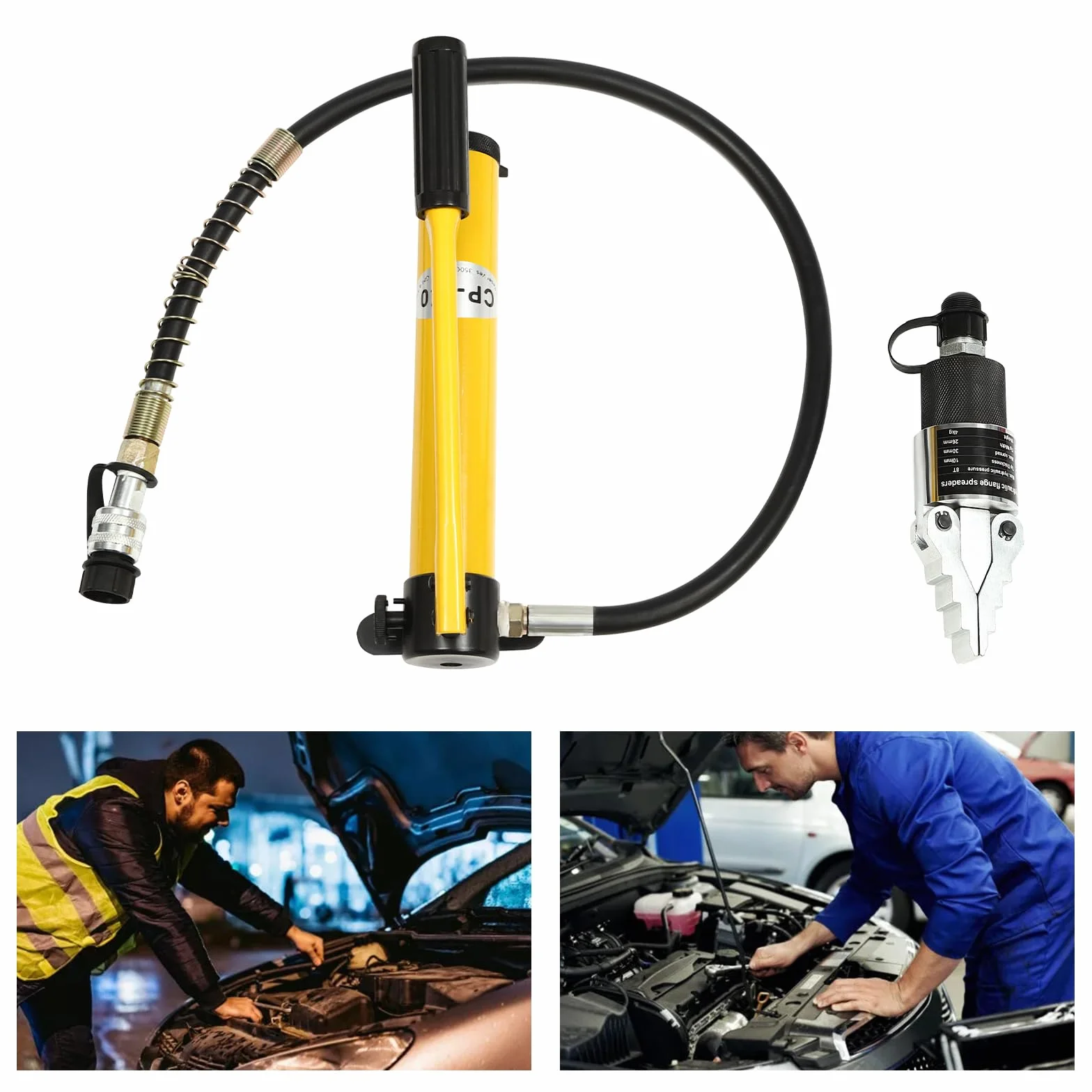 8T Separado Separador Hidráulico,Separador hidráulico de brida,Esparcidor hidráulico compacto Módulo único,para el mantenimiento/reparación/inspección de tuberías, reemplazo