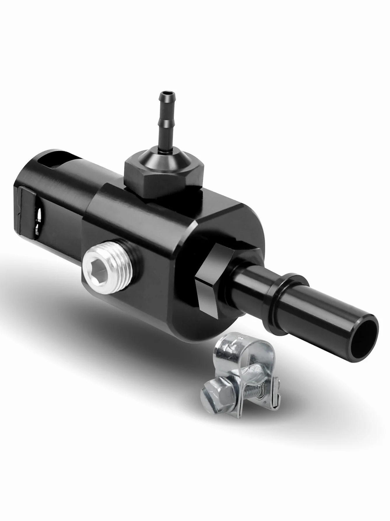 Conector de reparación de línea de retorno de filtro de combustible de aluminio, conector de liberación rápida mejorado para Ford F250 F350 F450 6.7L Powerstroke 2011-2016