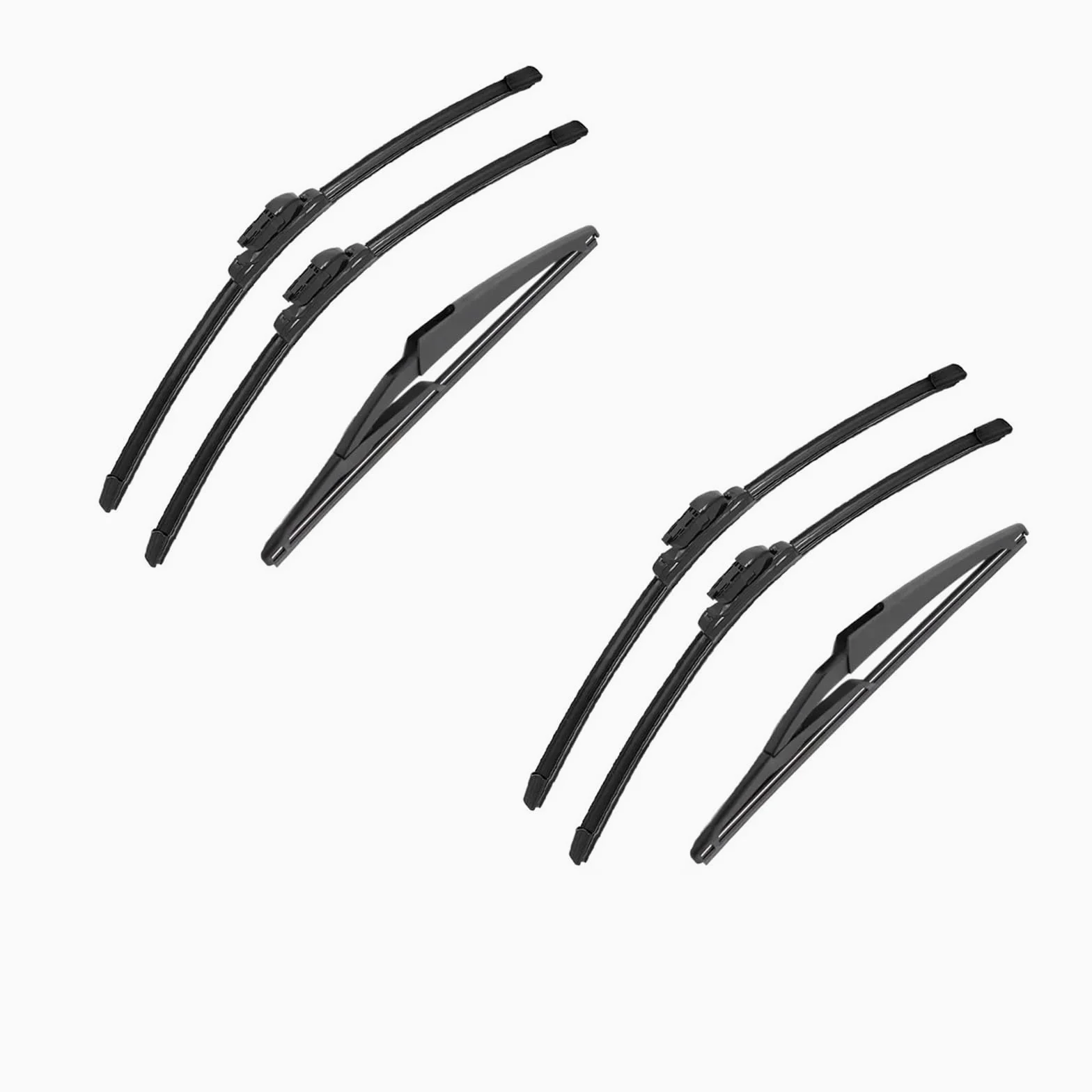Limpiaparabrisas Para Fiat 500 312 2007-2017 1/2/3/4/6 11 Capas Tiras Goma Adecuadas Para Escobillas Limpiaparabrisas Delanteras Y Traseras Automóviles