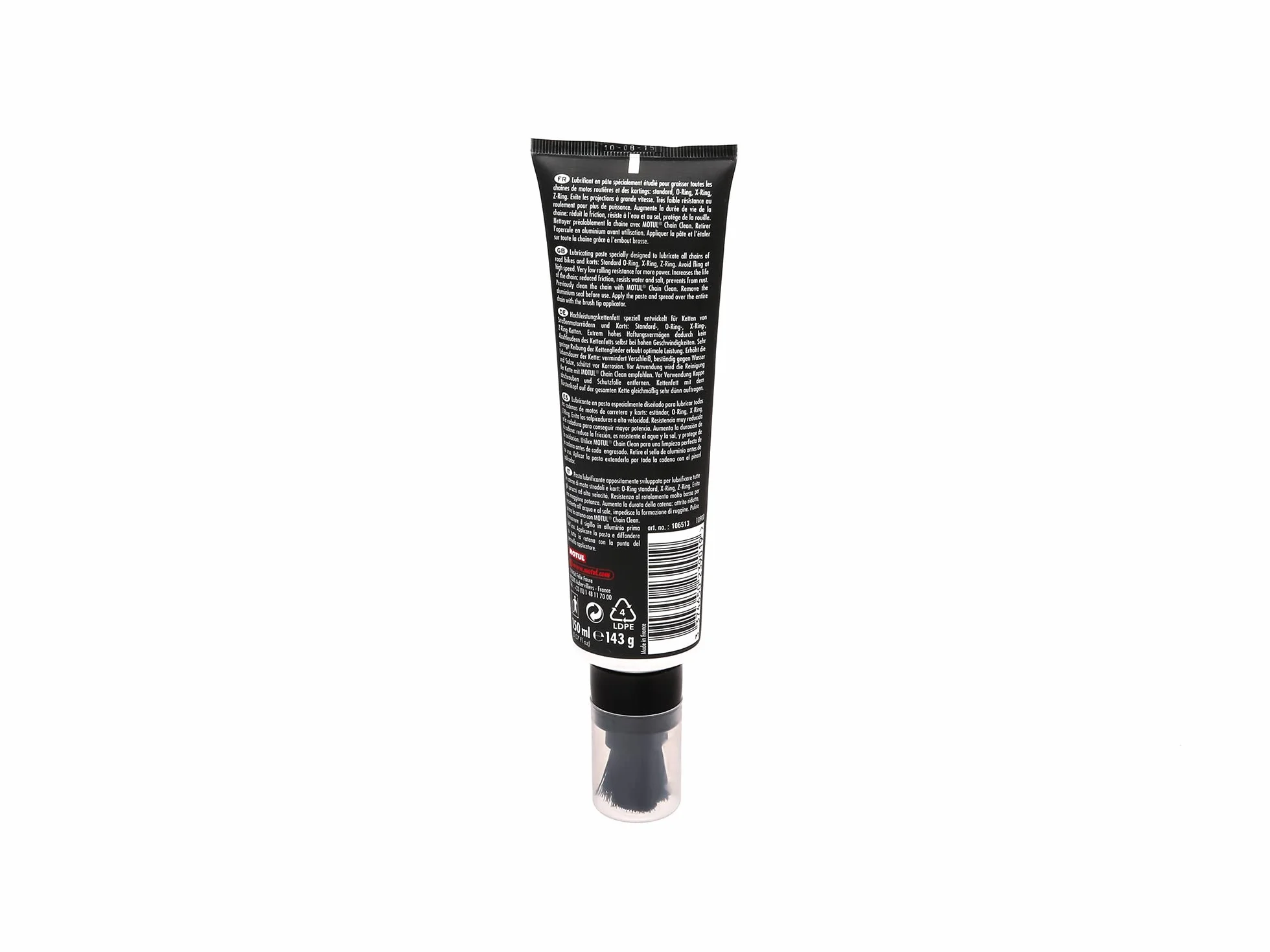 Motul MC Care™ C5 Chain Paste - Grasa para cadena de alto rendimiento, 150 ml