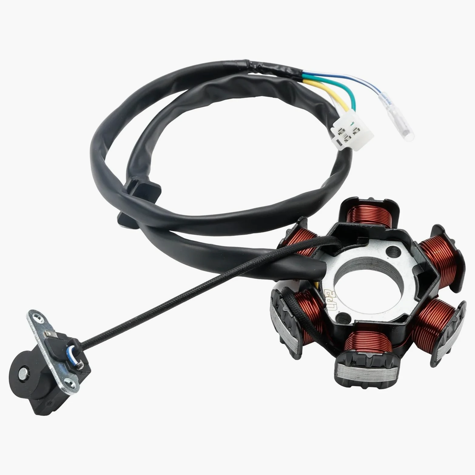Alternador Stator Estator Compatible Con Aeon Para RS125 RS180 RSII125 RSII180 Para Utility 125 180 Para Overland 125 180 ATV 31120119-00A Generador De Estator De 4 Cables