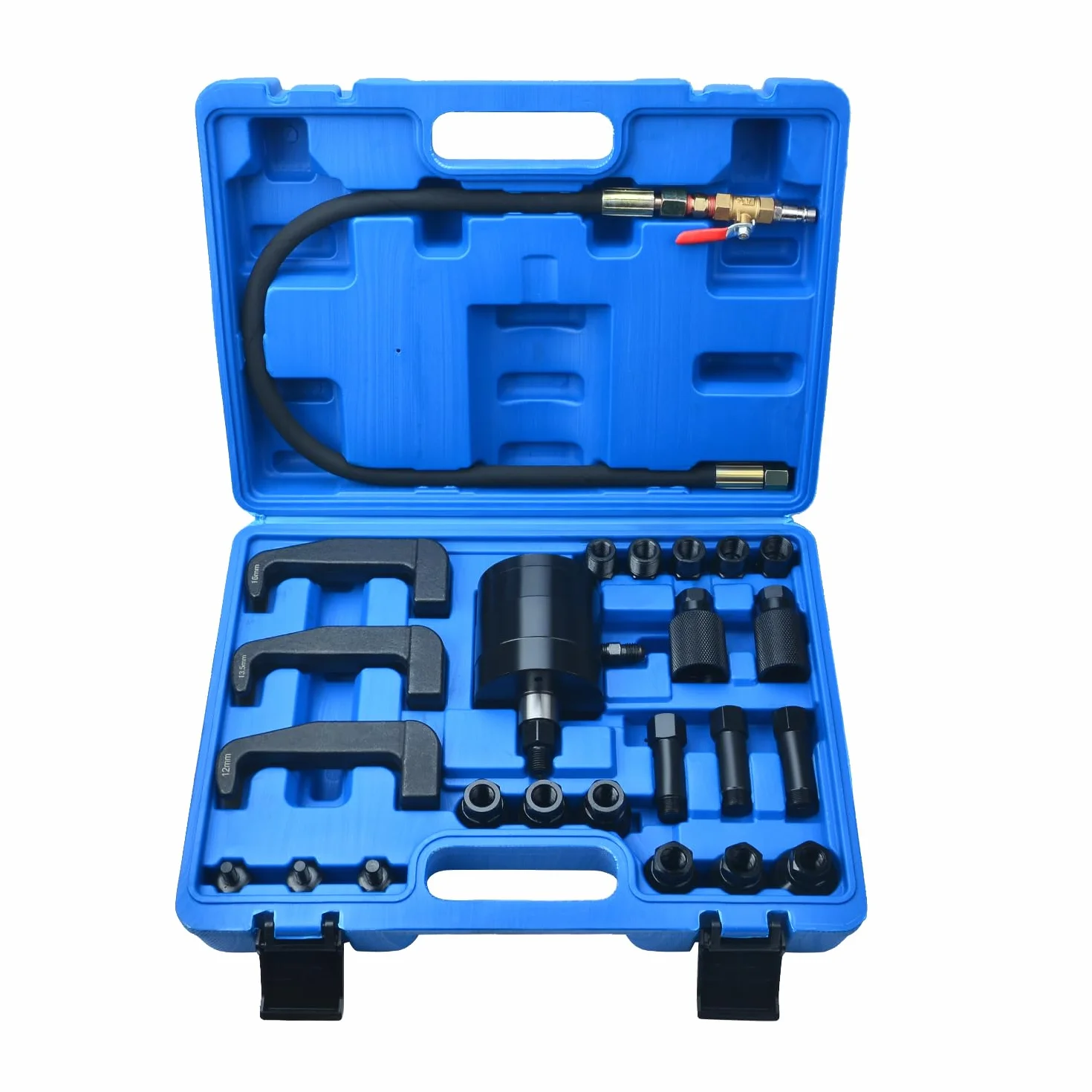 Extractor de inyectores de Combustible Diesel neumático 24 piezas Compatible con Bosch Delphi Denso Siemens