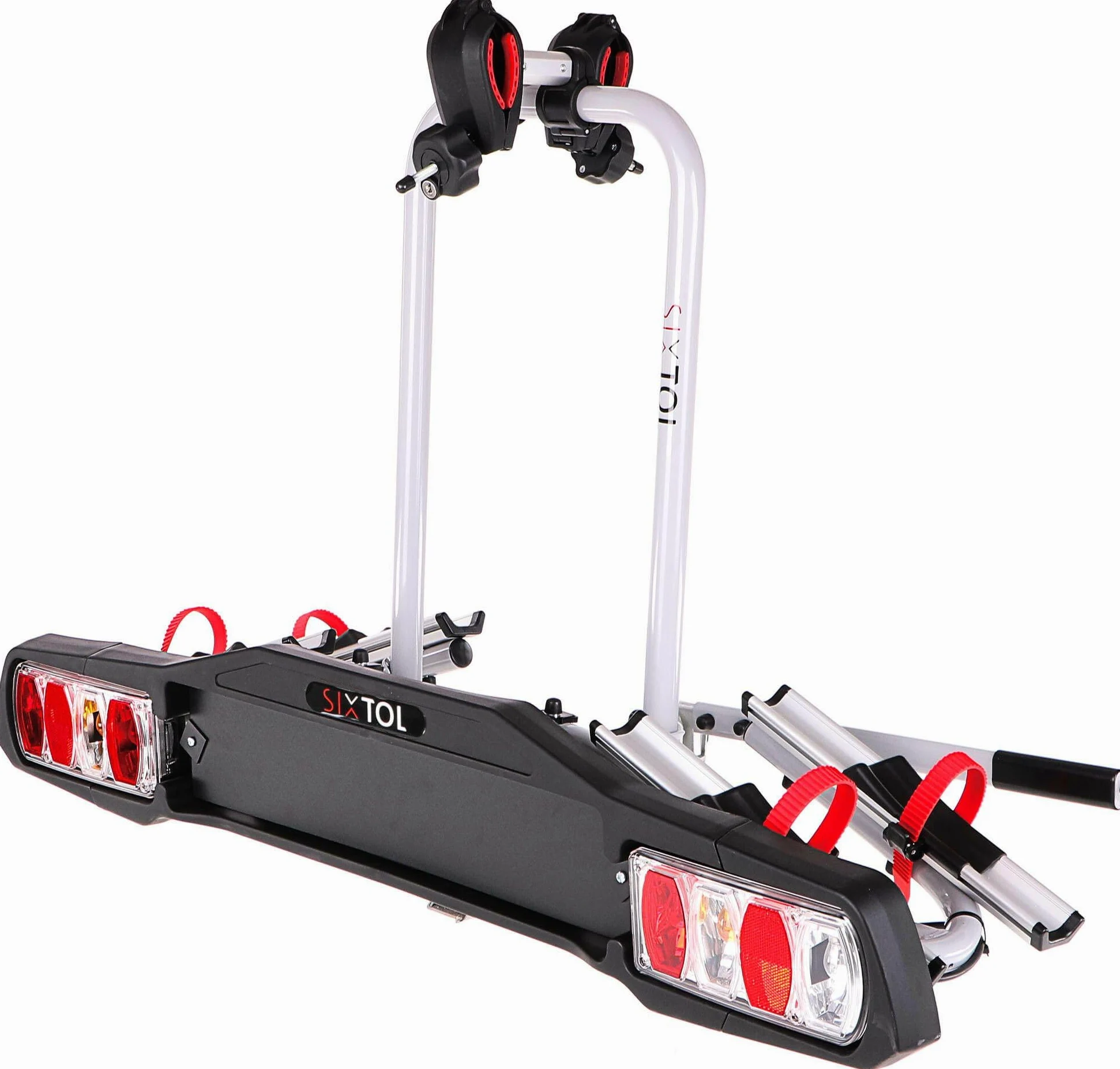 Bike 2 | Portabicicletas para Enganche de Remolque | para 2 Bicicletas | Plegable con Cerradura, 13 Polos | Capacidad de Carga de 30 kg