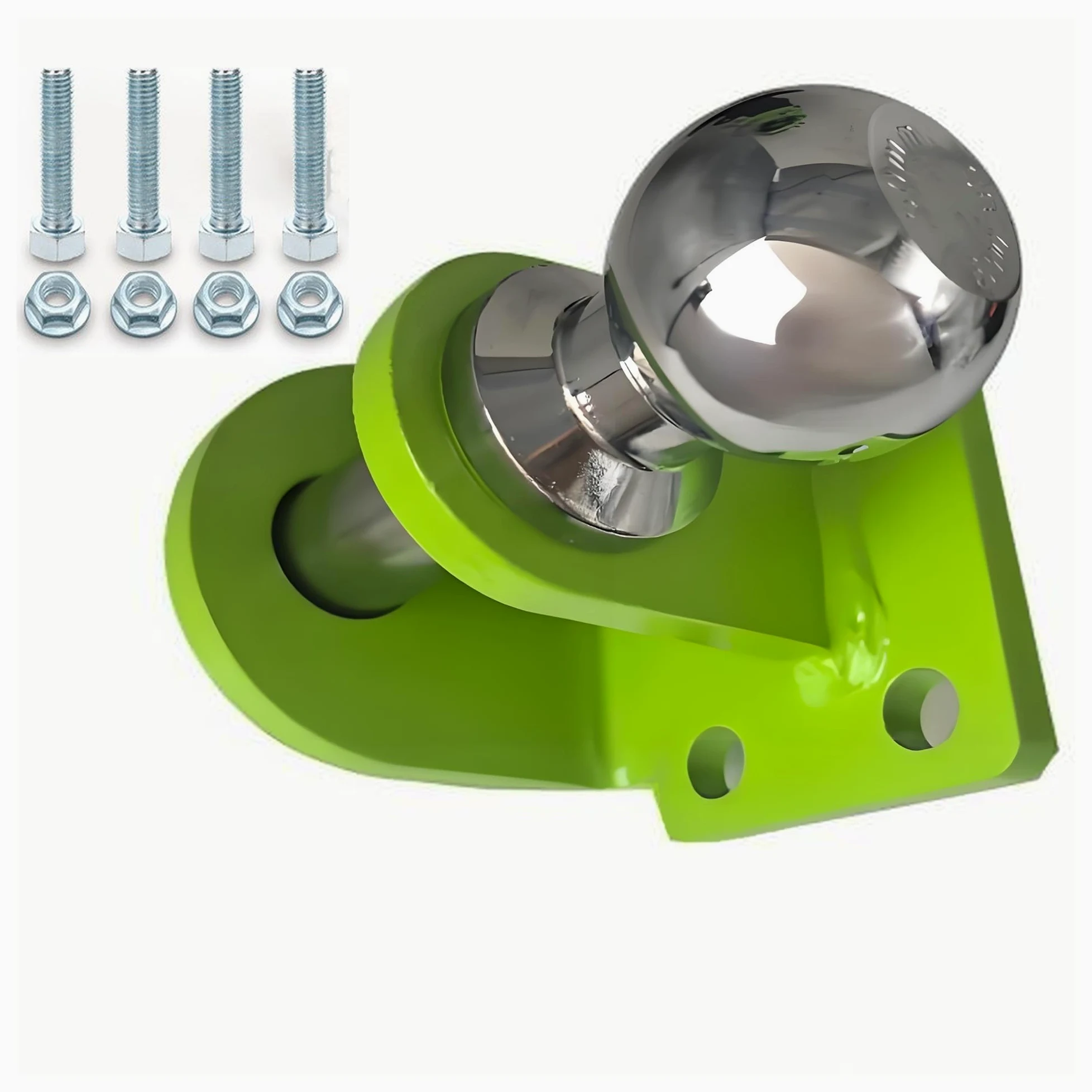 Genérico Accesorios de Remolque multifunción, Adaptador de Enganche de Remolque, Montaje de Bola de Enganche, Accesorios for Caravana, 1 Uds.(Green)